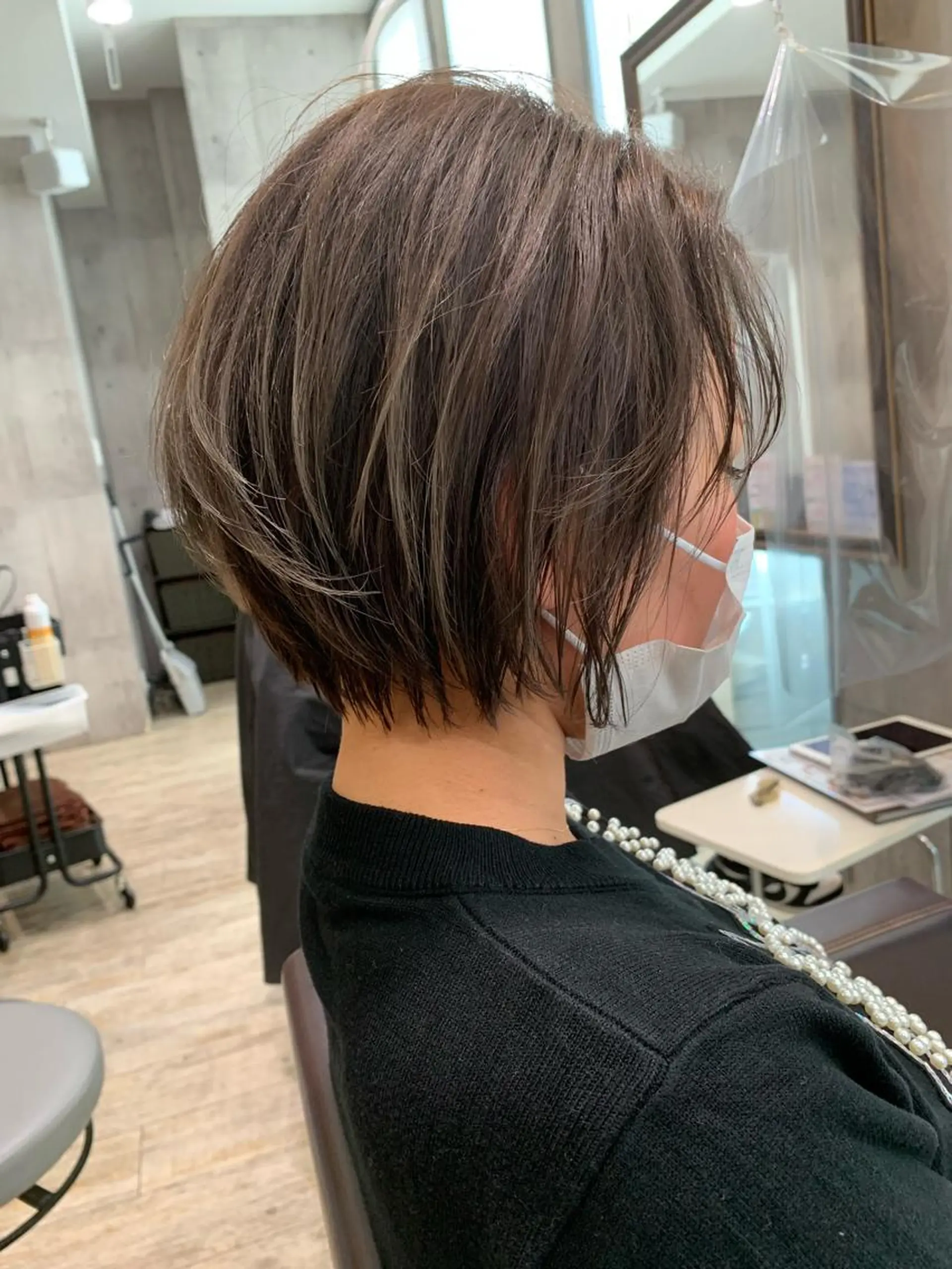 ショート カット ヘアカラー レイヤーカット TAIKIのヘアスタイル