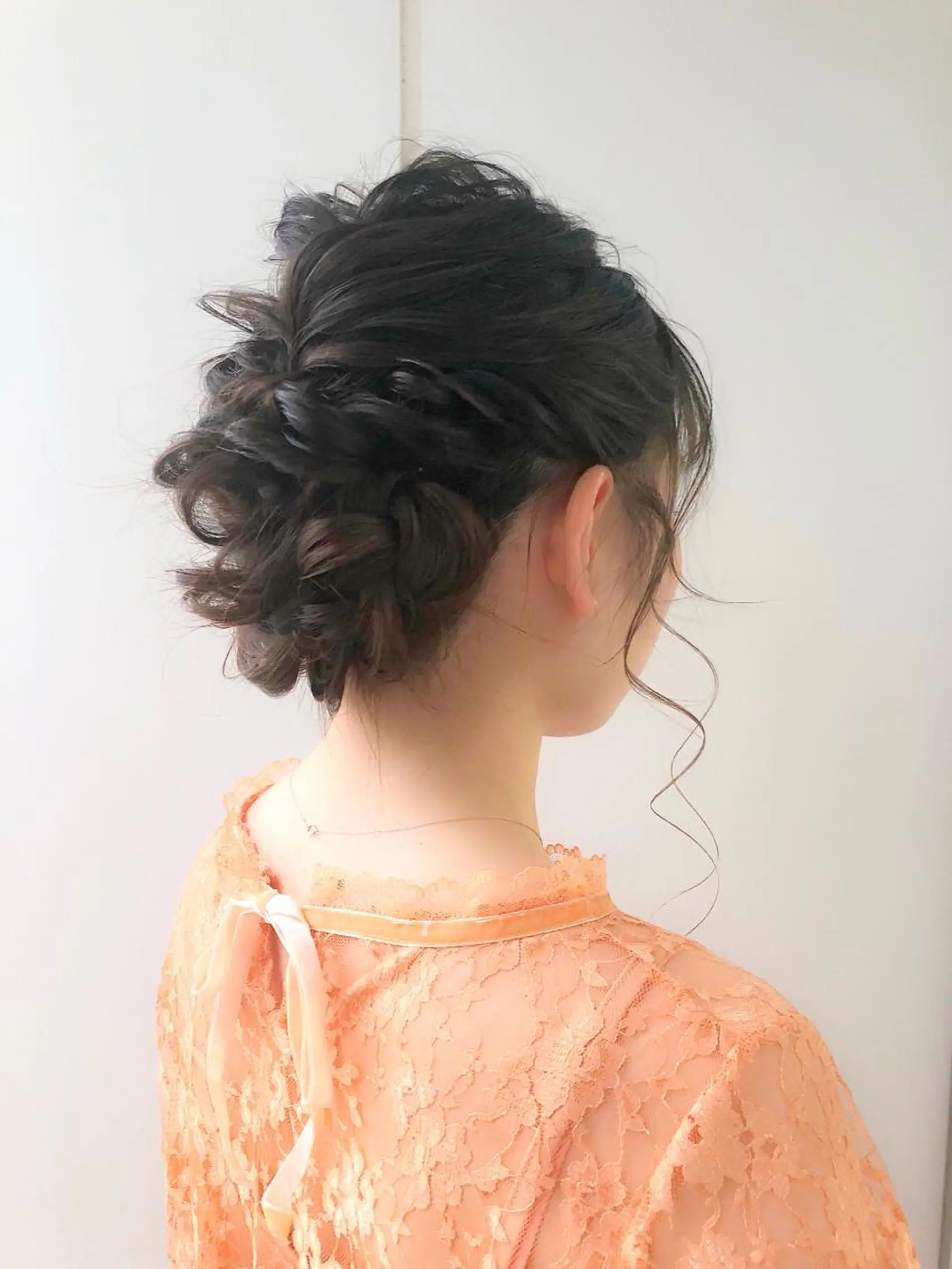 ロング カラー ヘアアレンジ 榎園 由美のヘアスタイル