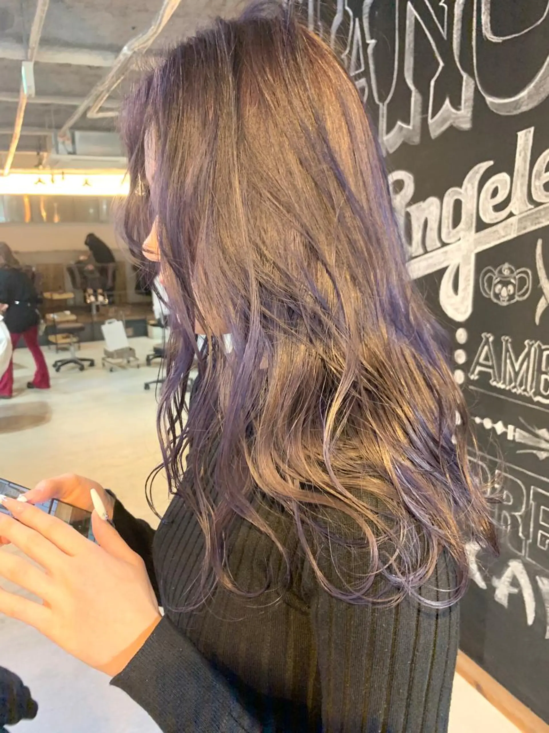 ロング カラー ヘアカラー トリートメント メンズヘア/レイヤー /ボブ山内春輝のヘアスタイル