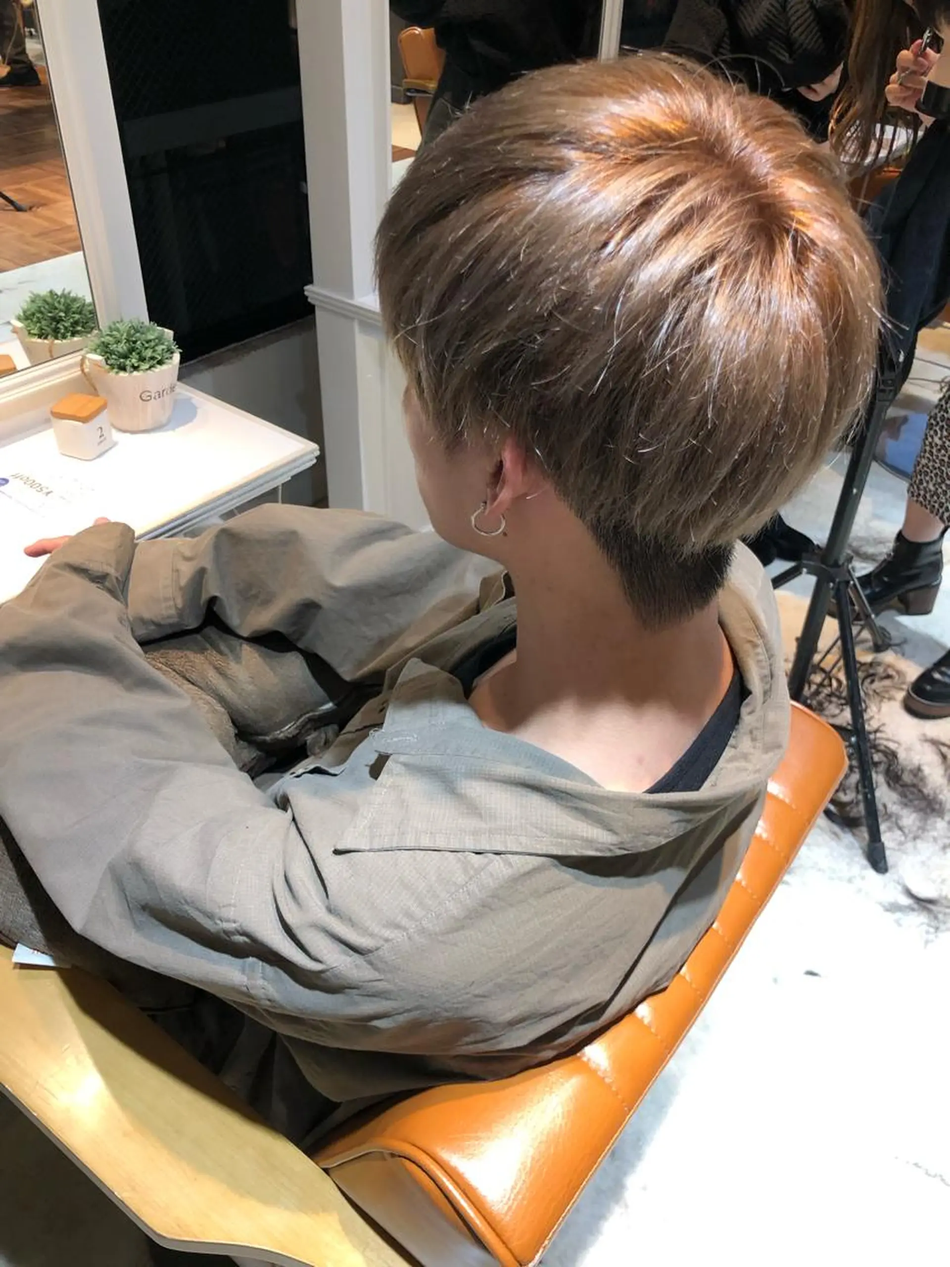 カラー メンズ メンズブリーチ マッシュ ブリーチ 韓国風/オシャレ /縮毛矯正/滝口琴未のヘアスタイル