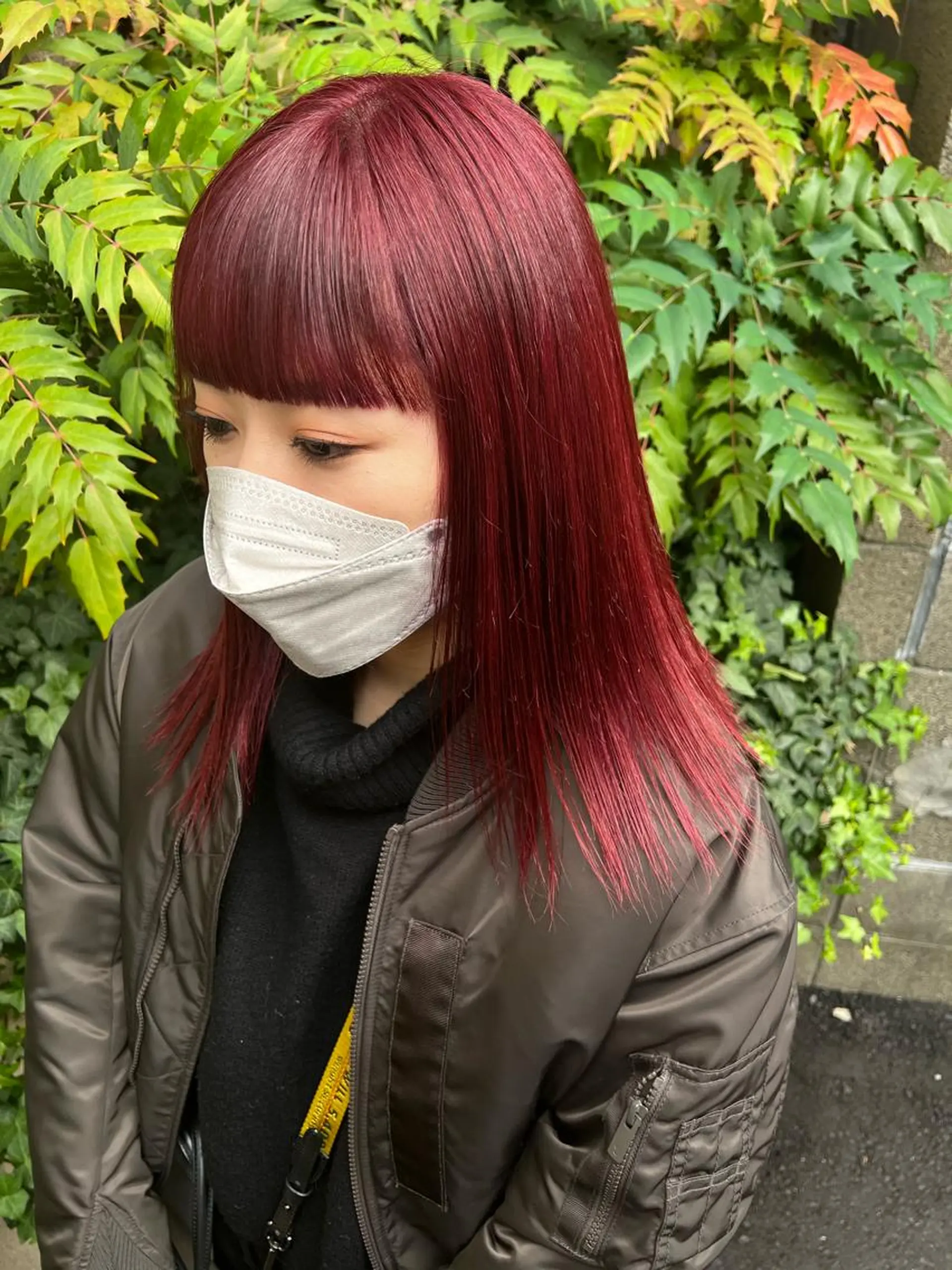 ミディアム カット ヘアカラー スダユーヤ 💫推しカラーのヘアスタイル