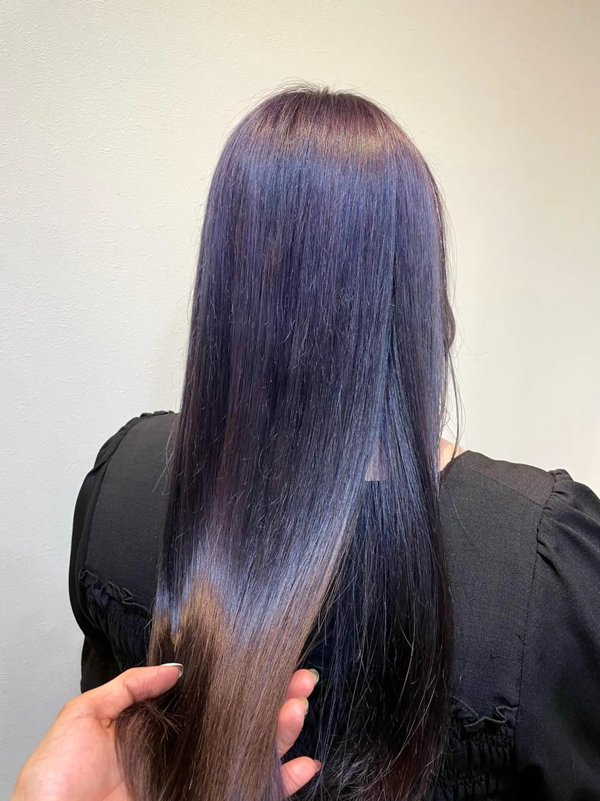 ロング カラー ダブルカラー パープルカラー 髪質改善/レイヤー /ボブ/中村莞太朗のヘアスタイル