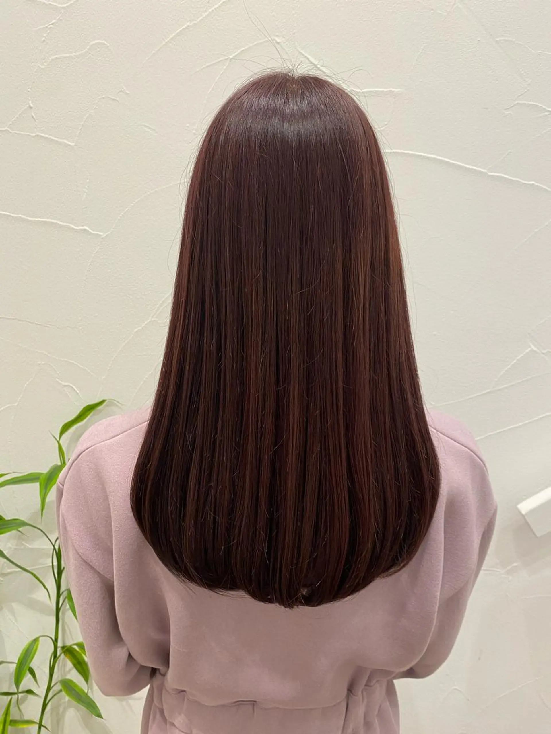 ロング カラー ピンクカラー バイオレットカラー Ash中目黒店 榊間茜のヘアスタイル