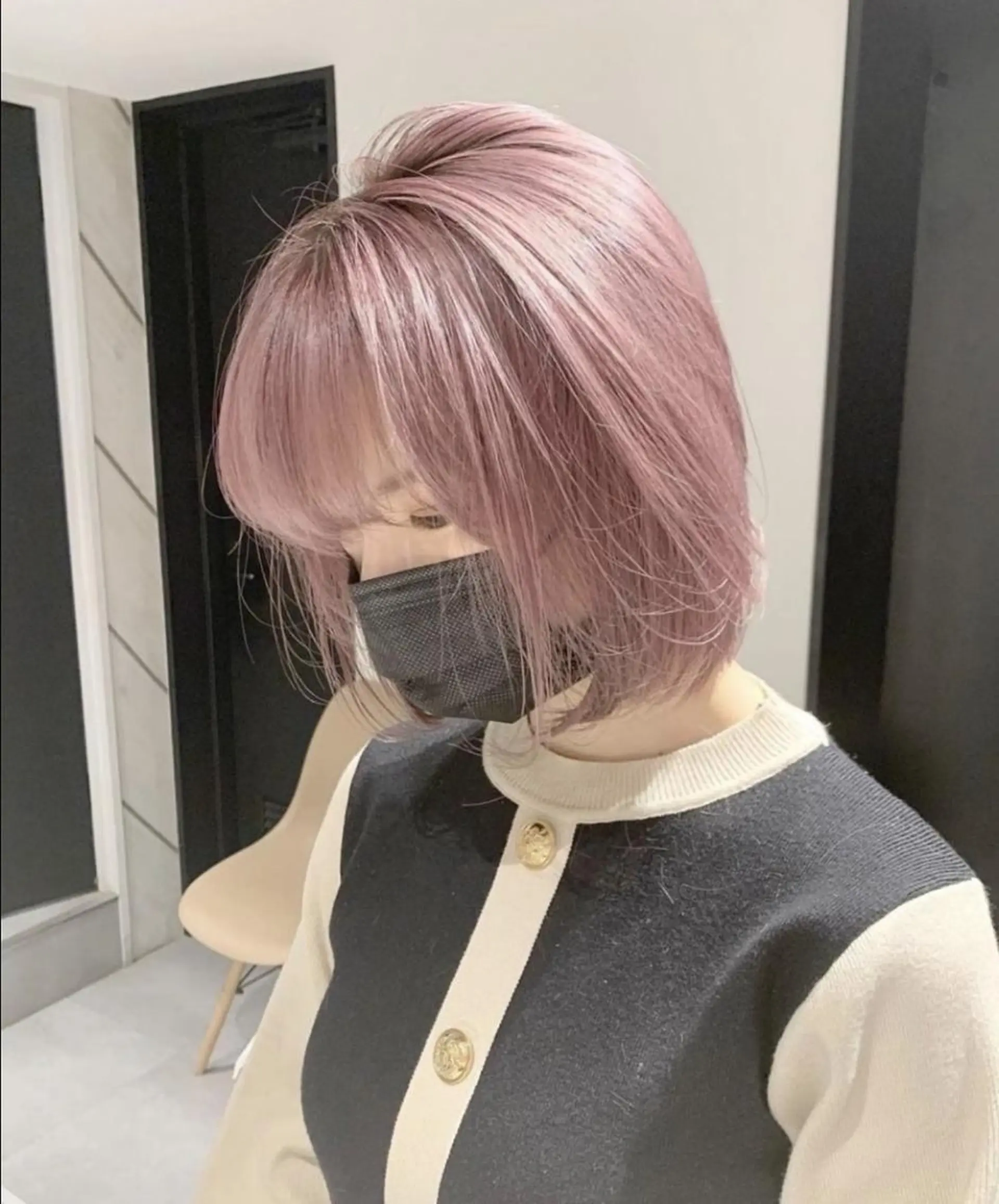ロング パーマ カラー ヘアアレンジ キッズ メンズ ネイル アイブロウ マツエク・マツパ ショートボブ メンズバレイヤージュ メンズブリーチ メンズハイライト メンズハイトーン デザインカラーEir 茶屋町/田村のヘアスタイル