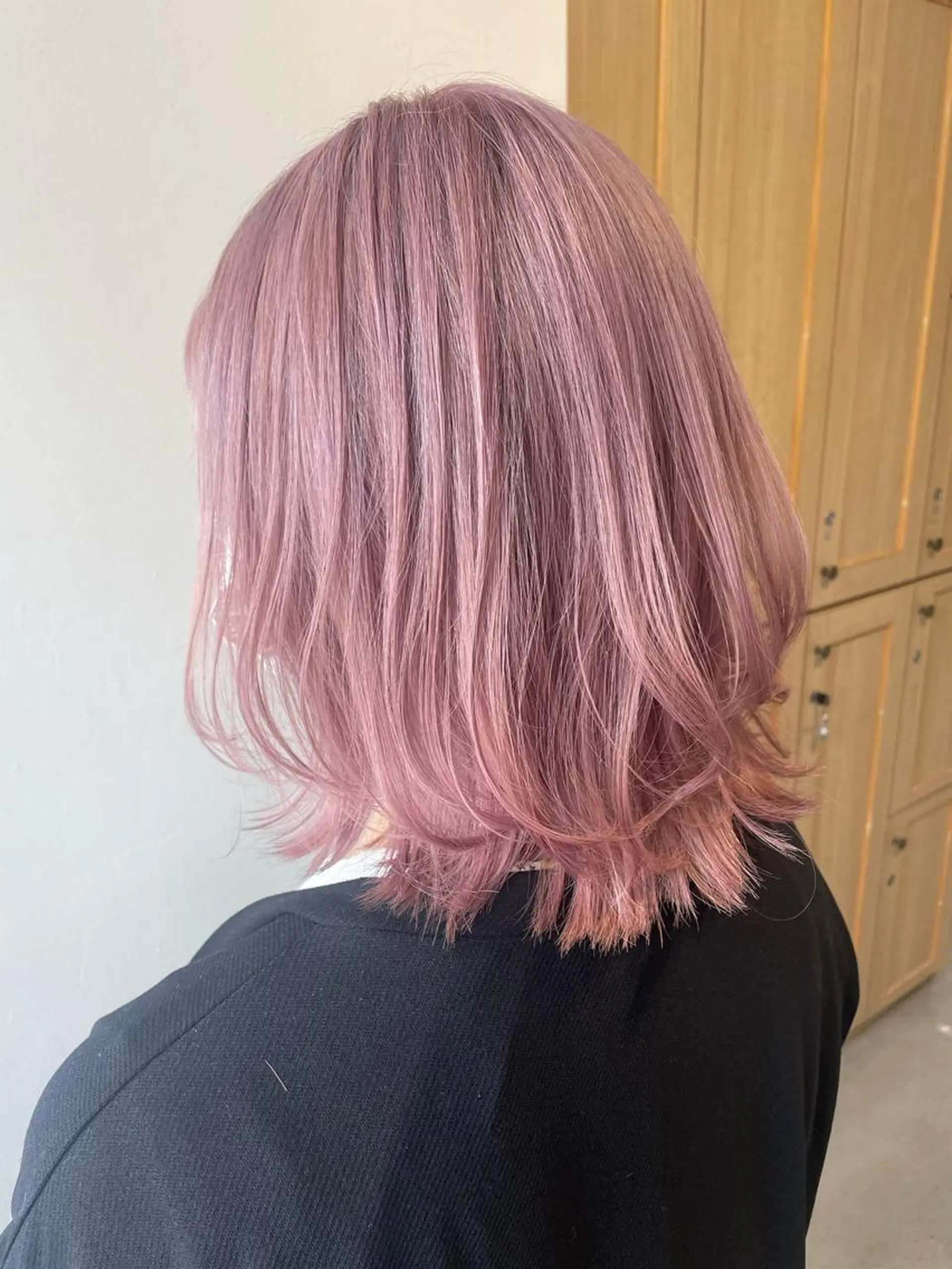 ミディアム カラー ピンクカラー ヘアカラー トリートメント 平澤 萌香のその他イメージ