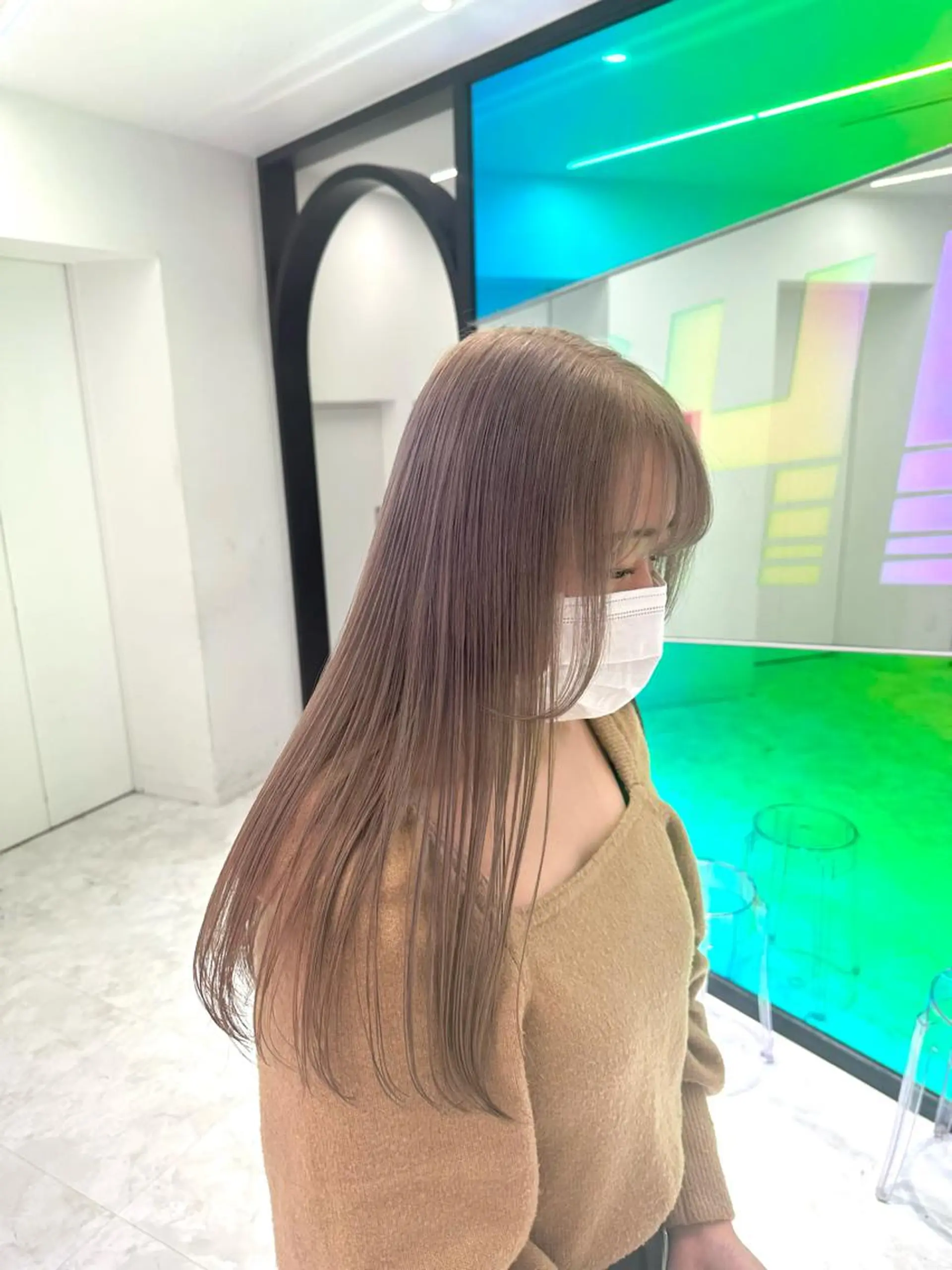 ロング カラー 韓国ヘア🇰🇷🎀 みきのヘアスタイル