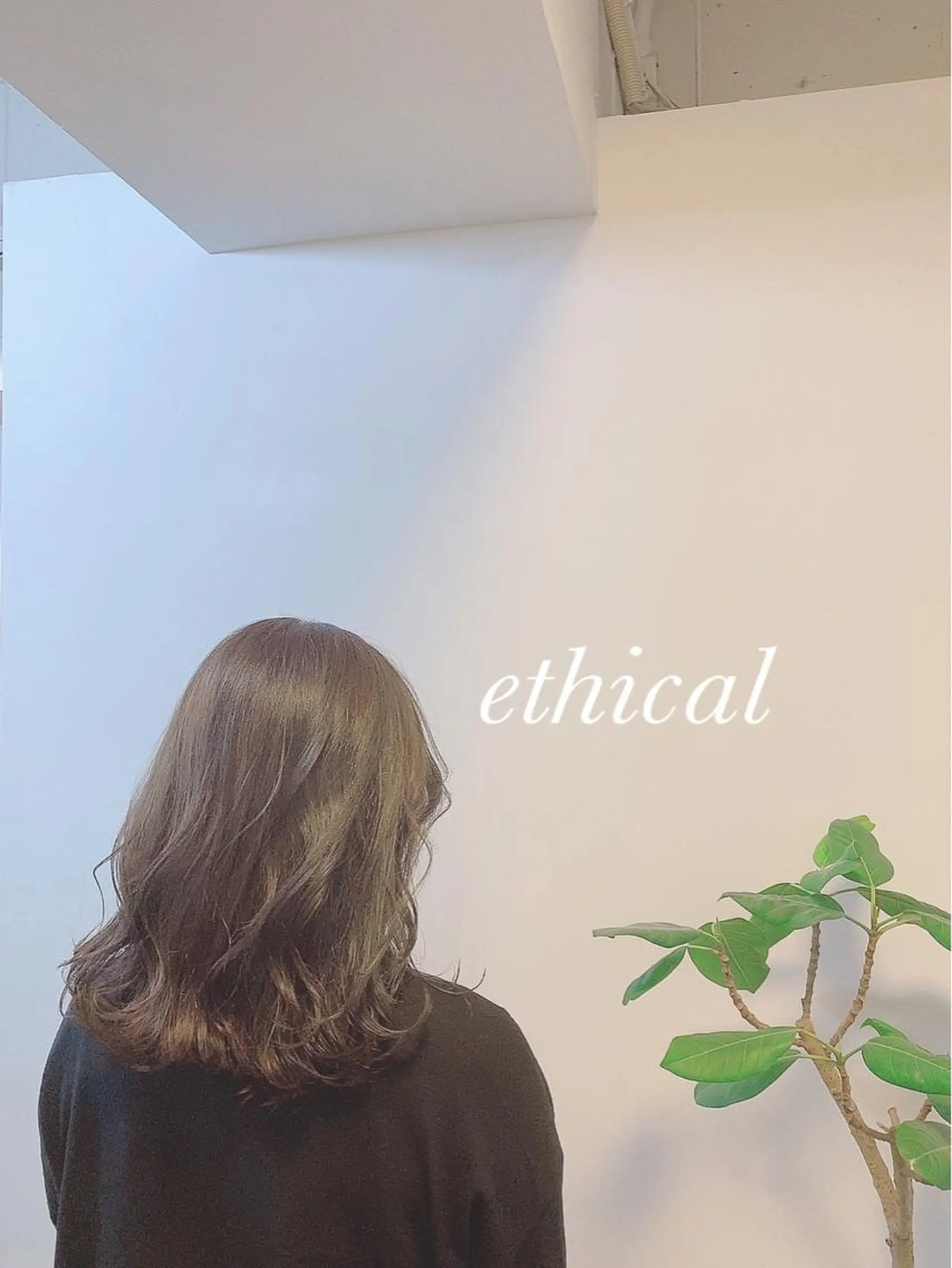 セミロング カラー 【エシカル】 HOSOMIのヘアスタイル