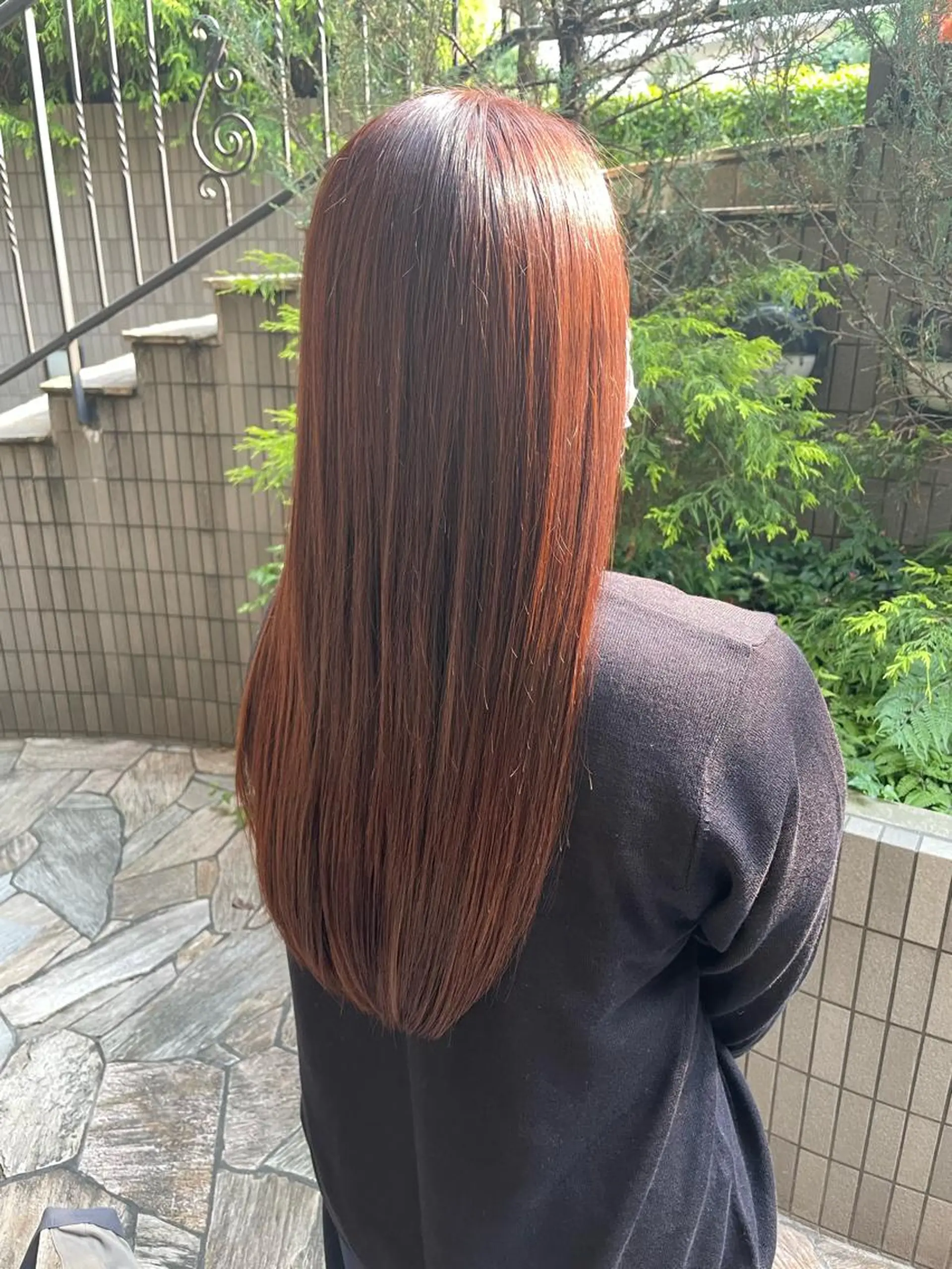 ロング 髪質改善イノアカラー 富澤ショウタのヘアスタイル