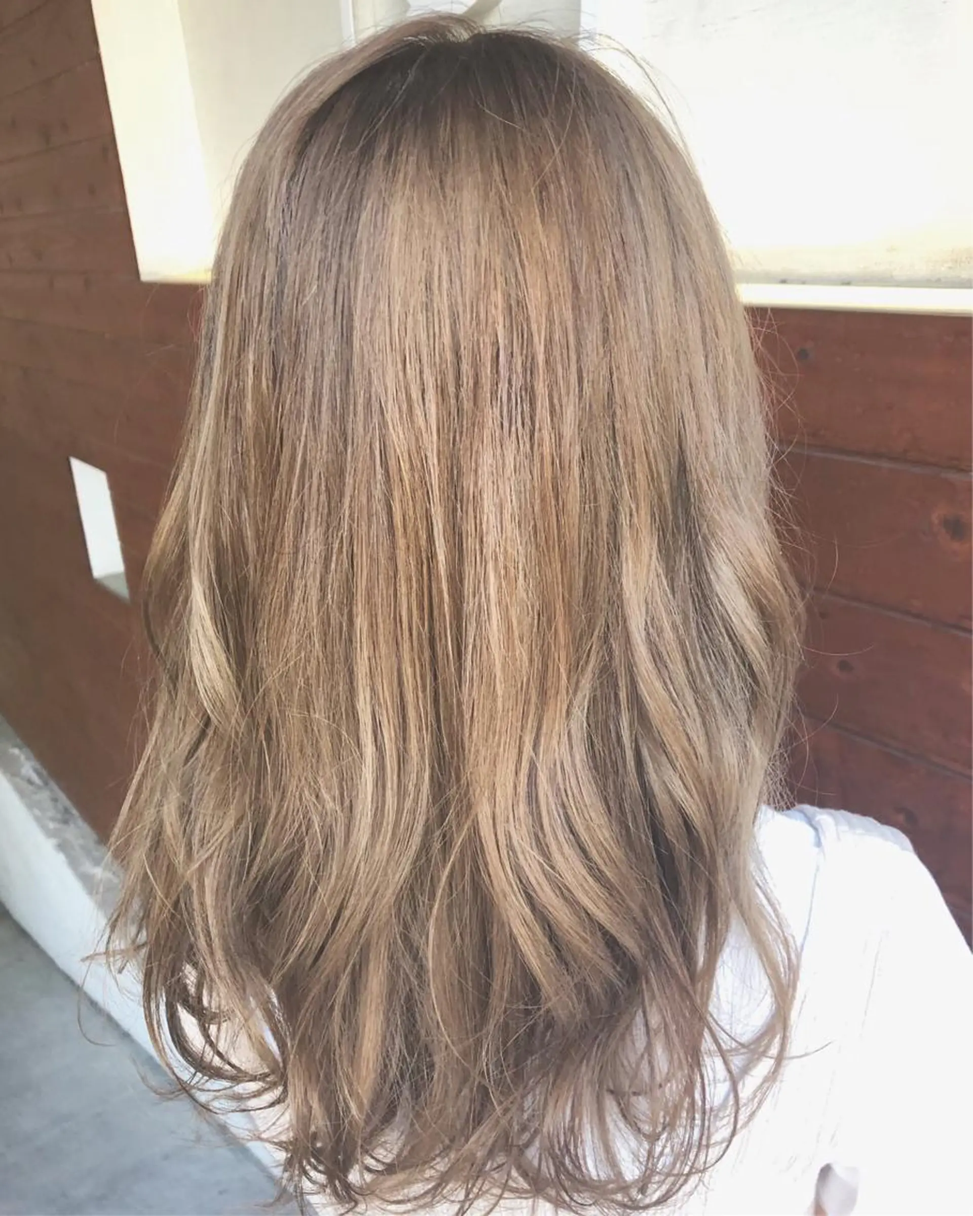 セミロング ヘアカラー トリートメント 松本 剛成のヘアスタイル