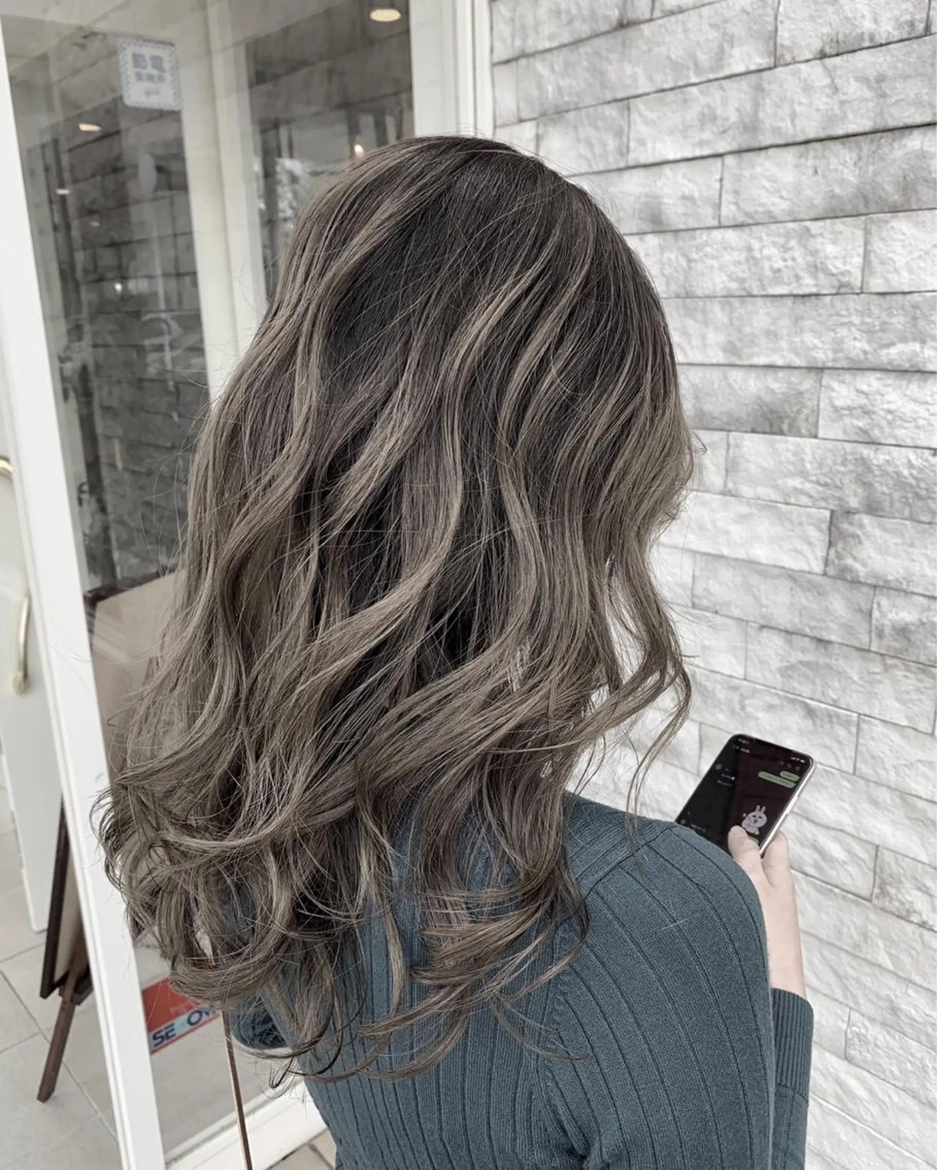 セミロング カラー 宍戸 海斗のヘアスタイル