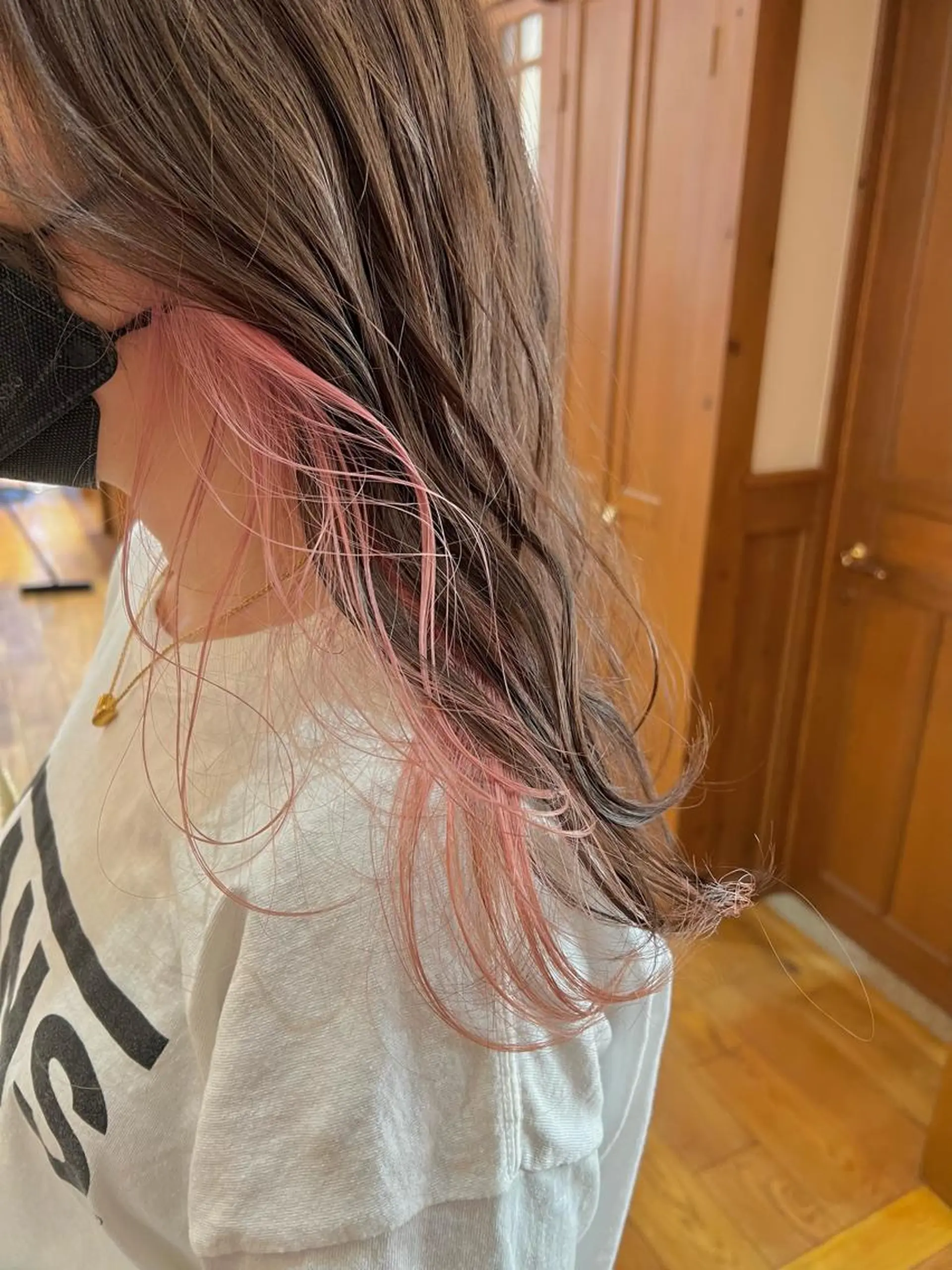 セミロング カラー パーマ Artist 藤﨑紘成のヘアスタイル