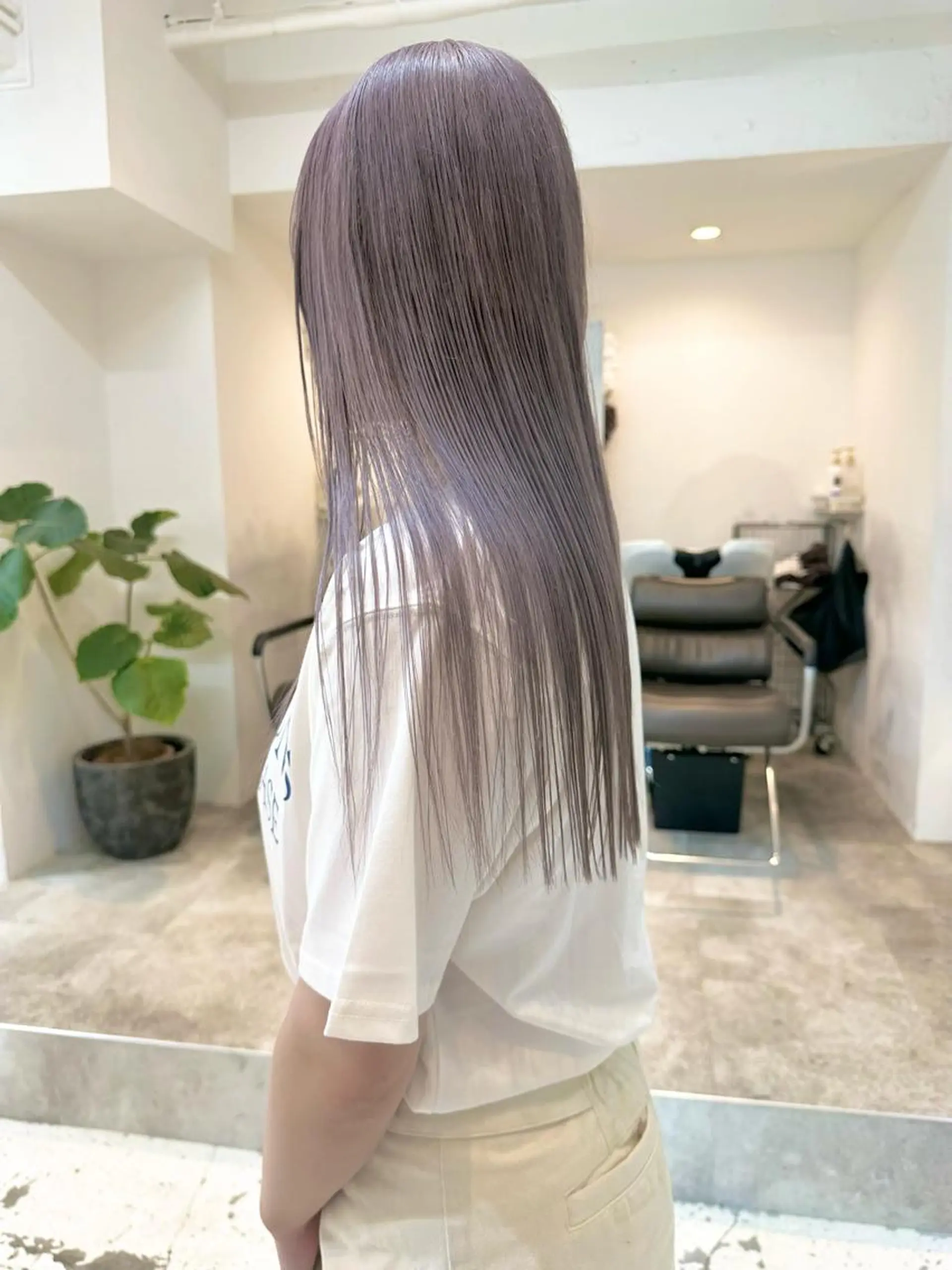 ロング カラー ヘアカラー トリートメント ヘッドスパ ヘアセット kai .のヘアスタイル