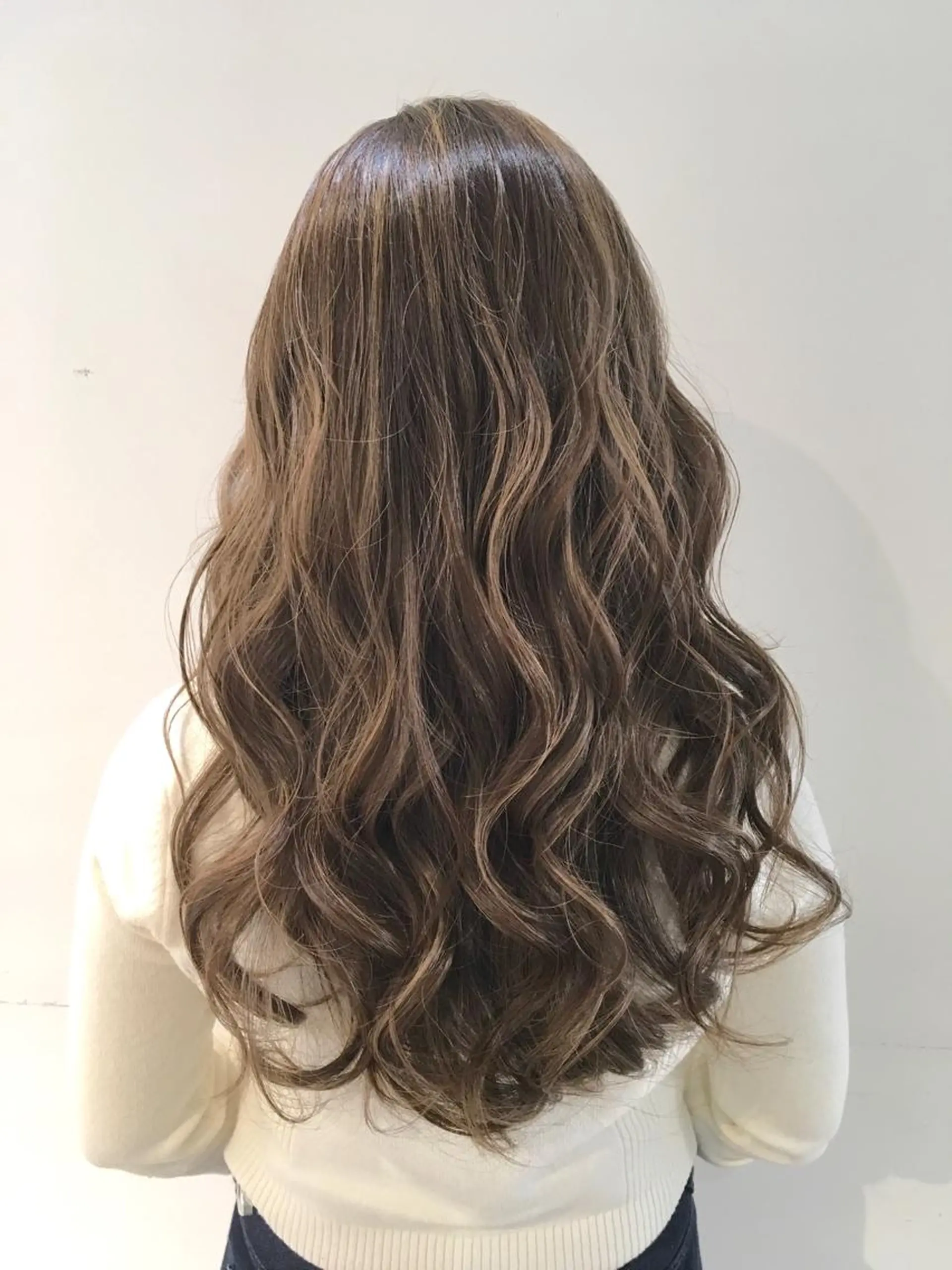 ロング カラー ハイライトカラー ハイライト ヘアカラー トリートメント ヘアセット yoshi ☆のヘアスタイル