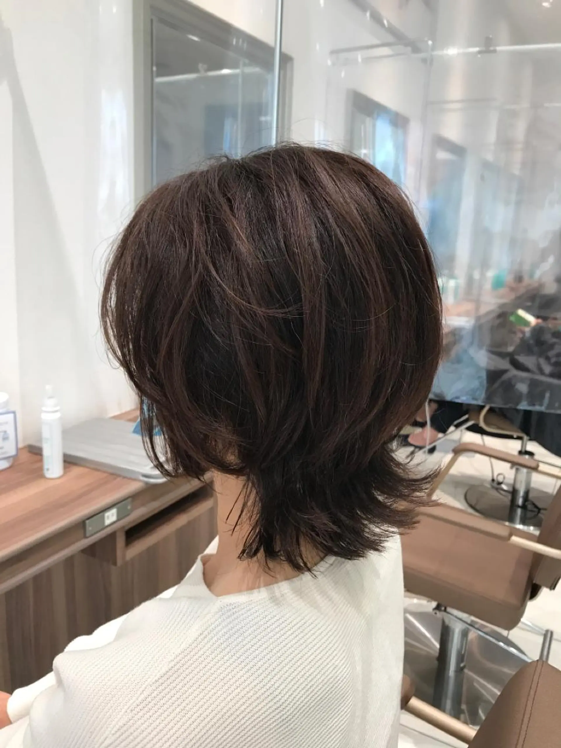ショート くせ毛 ショートヘア ウルフカット Ash宮前平/パーマ /縮毛矯正/鈴木和也のヘアスタイル