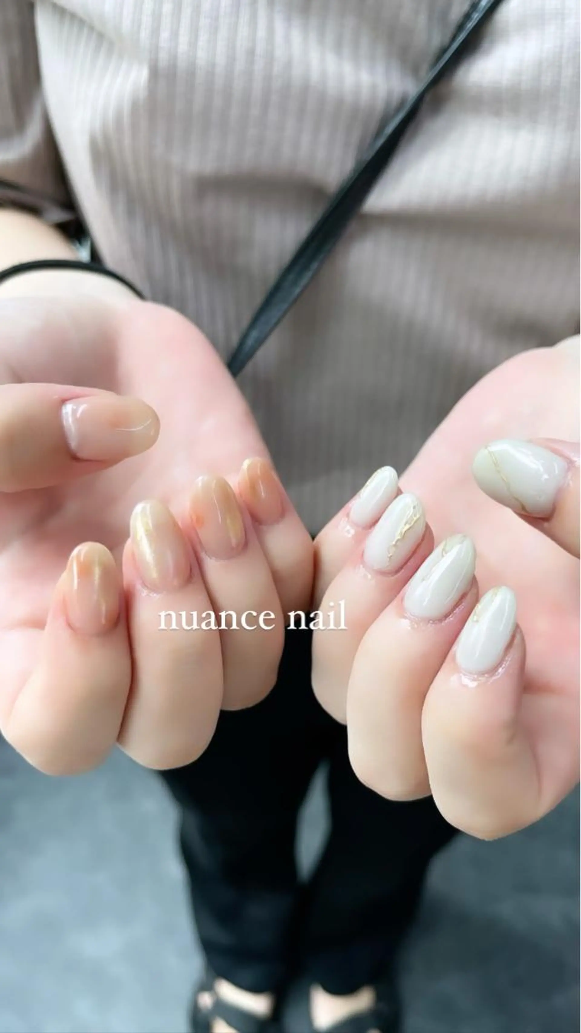 ネイル ニュアンスネイル ワンカラーネイル シンプルネイル ハンドネイル GRANDE大須 Cecil💜のネイルデザイン
