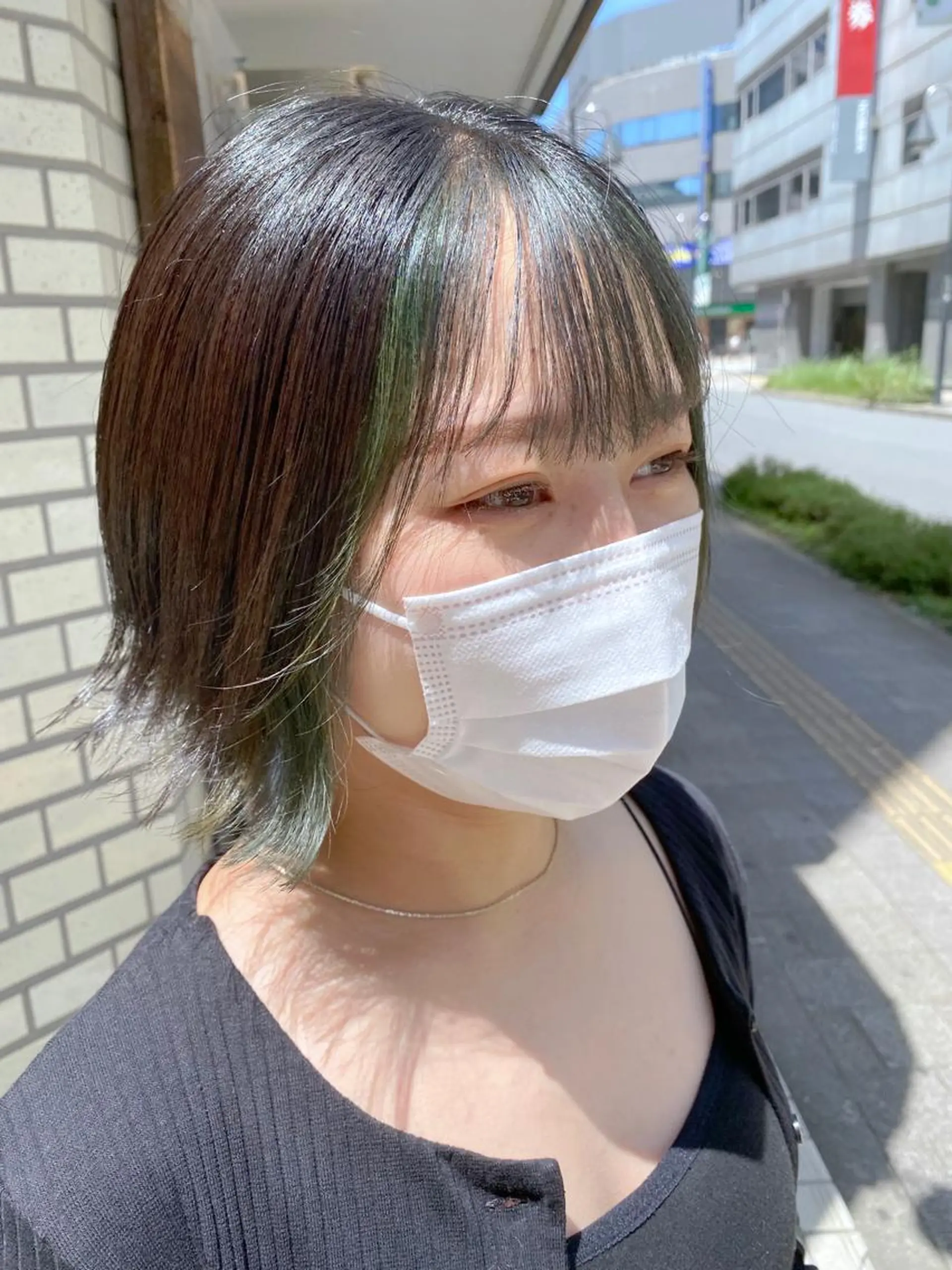 ショート カラー ミストバング ブリーチ/髪質改善 🍀MASAKiのヘアスタイル