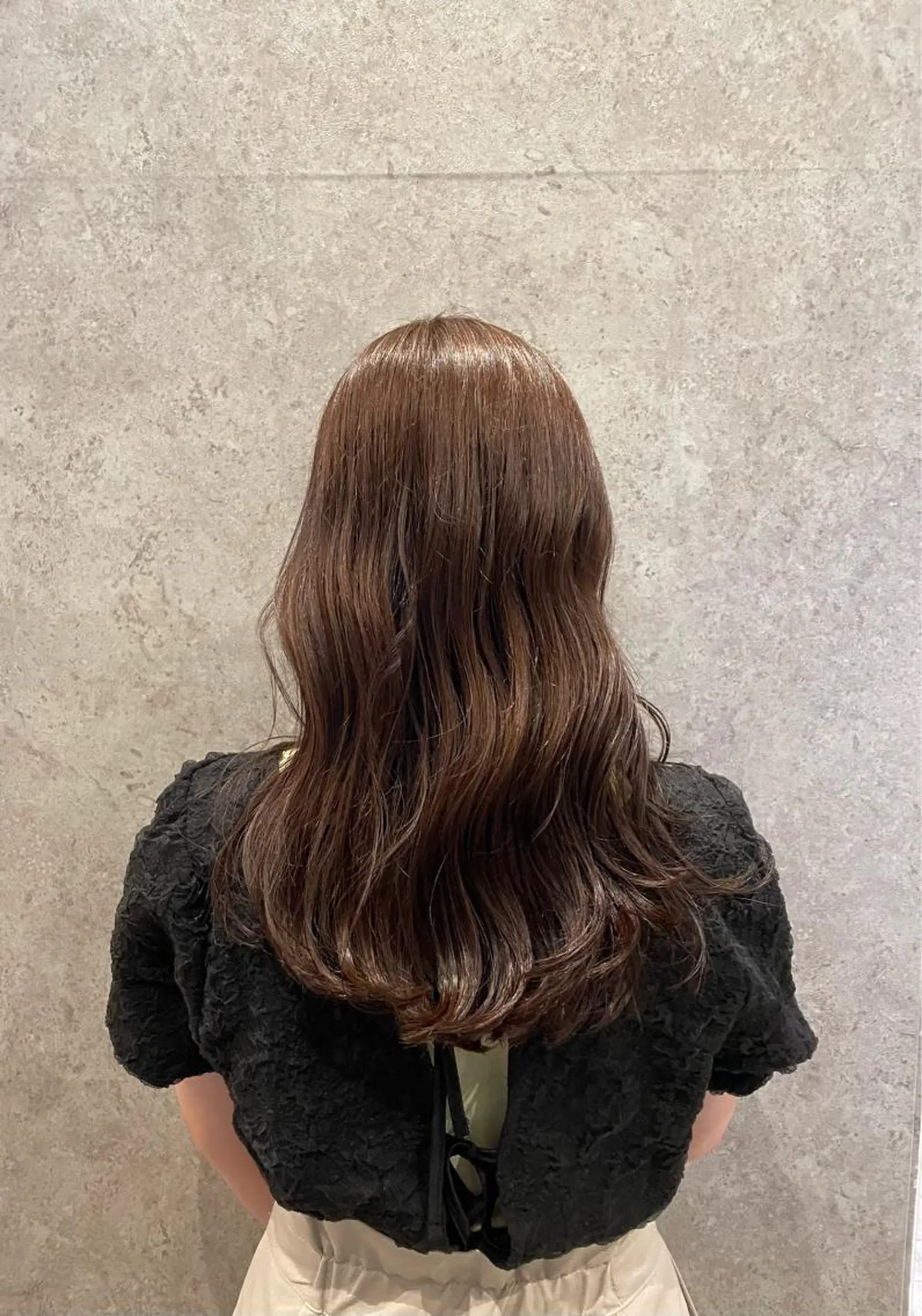 ロング カラー ブリーチ ダブルカラー ブリーチなしカラー 髪質改善 トリートメント ヘアカラー 脇野 茉優のヘアスタイル