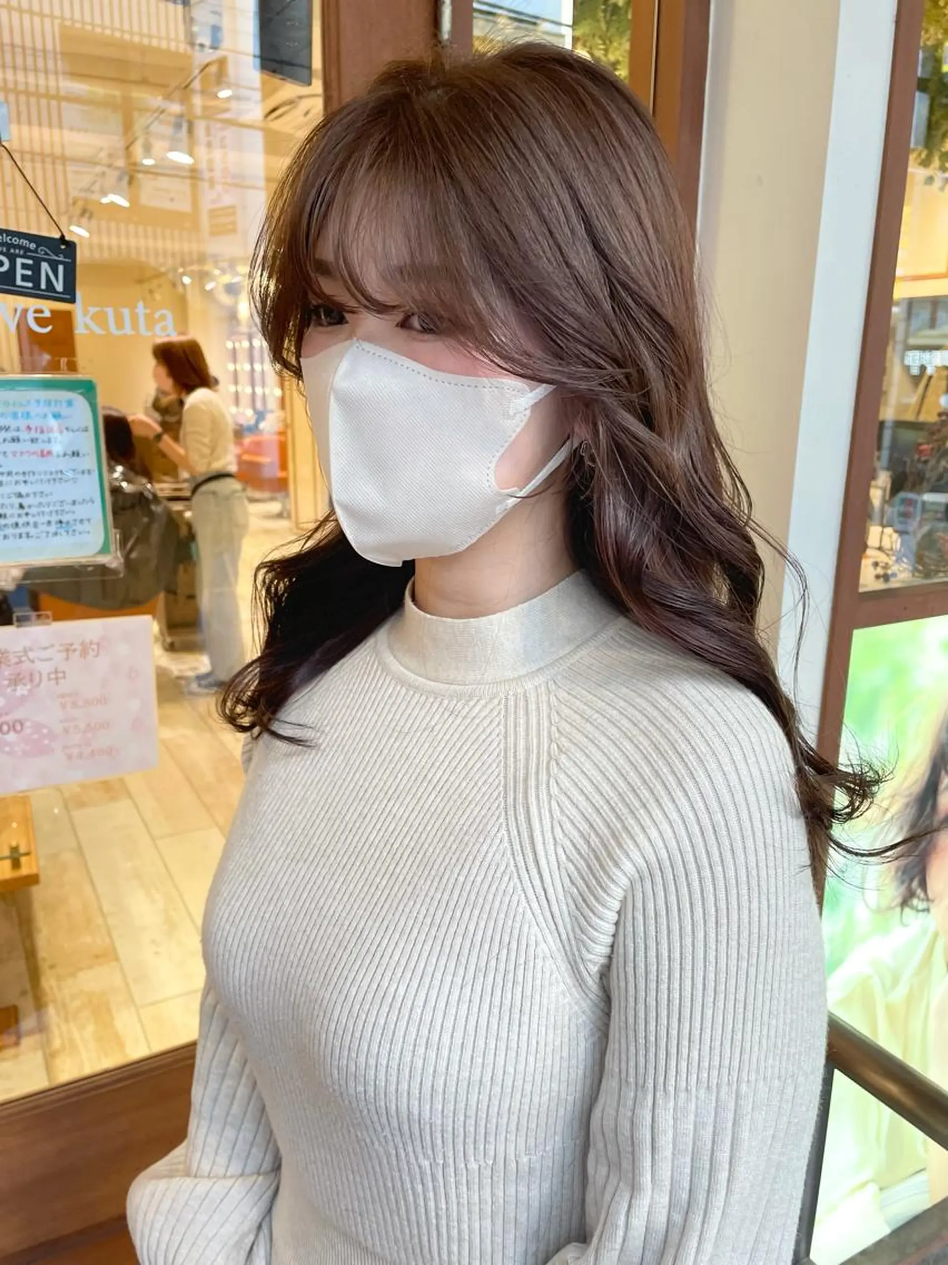 ロング カラー アディクシーカラー 透明感カラー レイヤーカット 清水　ちひろ ✄トップスタイリストのヘアスタイル