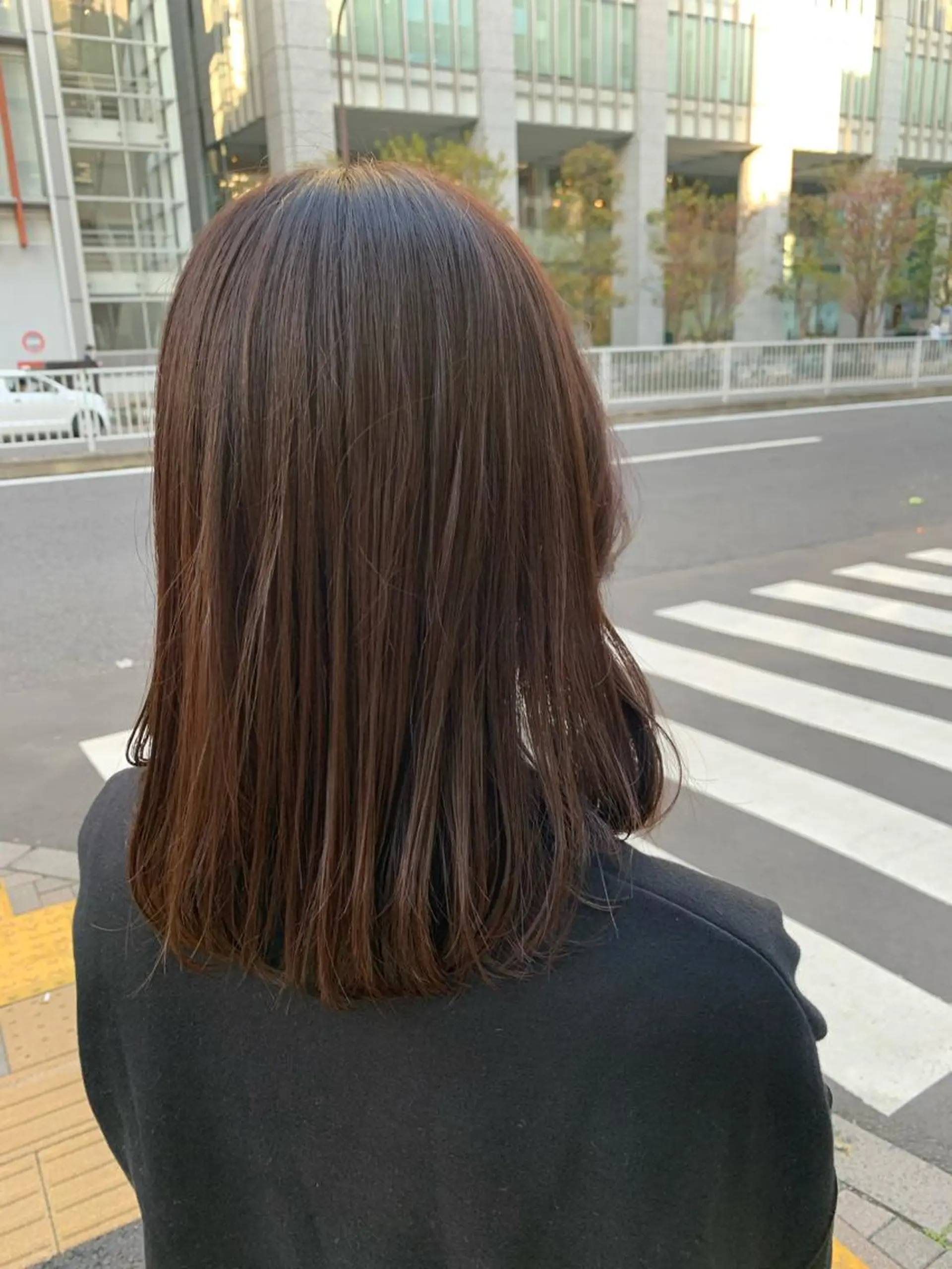 ミディアム カラー ブラウンカラー ナチュラルブラウン ‪🌿パーマ大好評 メンズ特化🌿ワタルのヘアスタイル