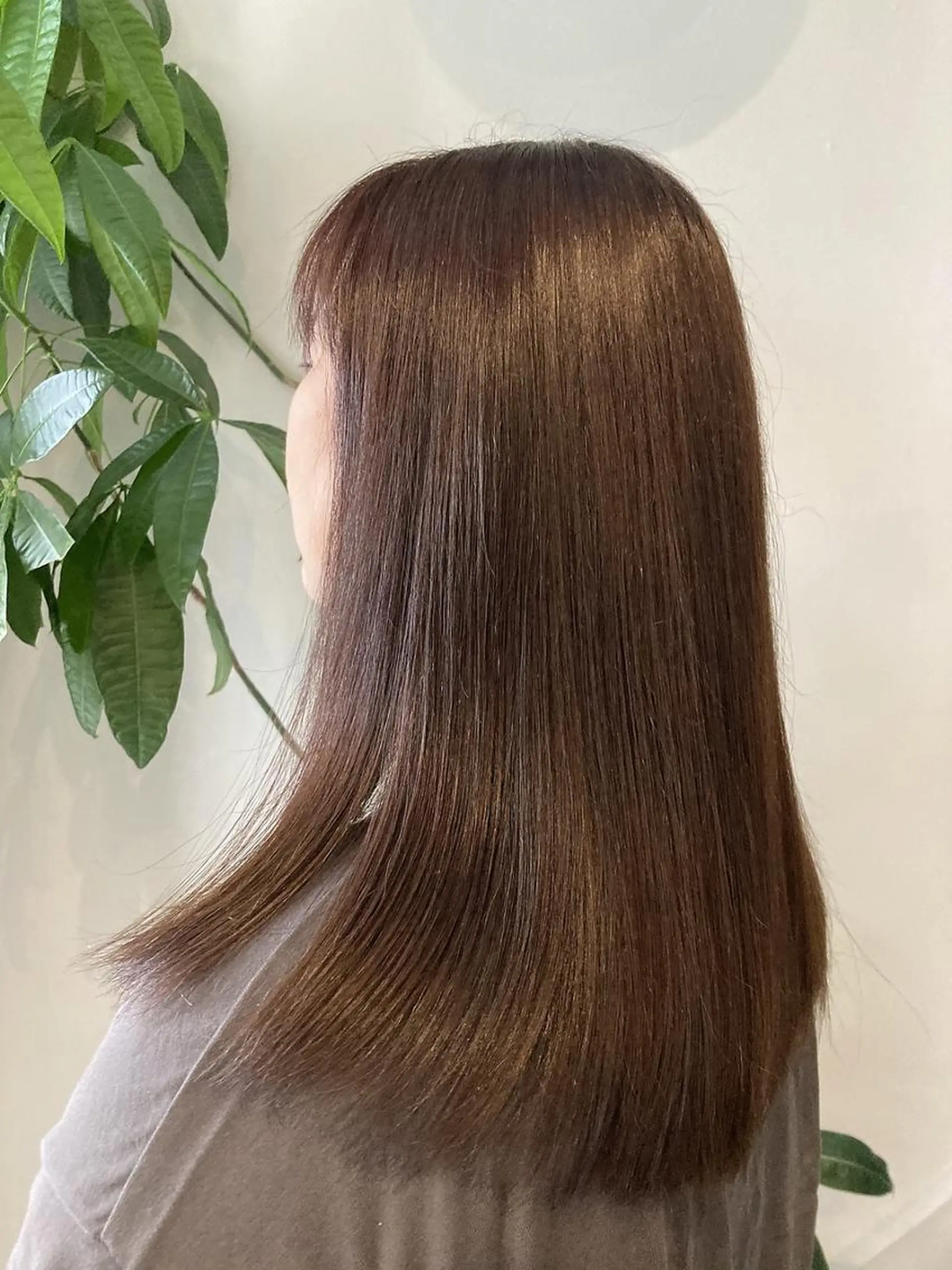 セミロング カット ヘアカラー トリートメント 齋藤 リョウコのヘアスタイル