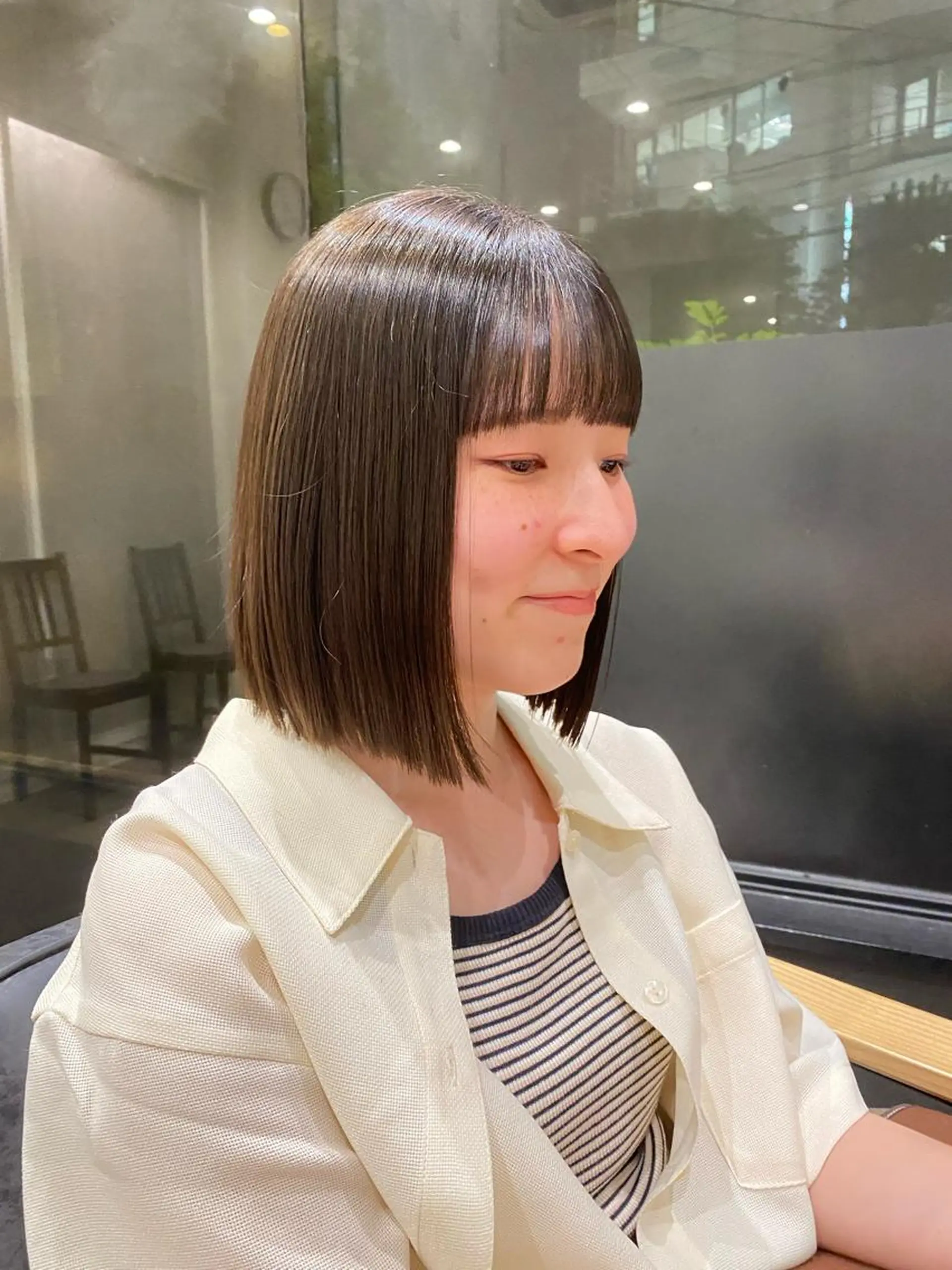 ショート カット 縮毛矯正 cocotte🌿 amaneのヘアスタイル