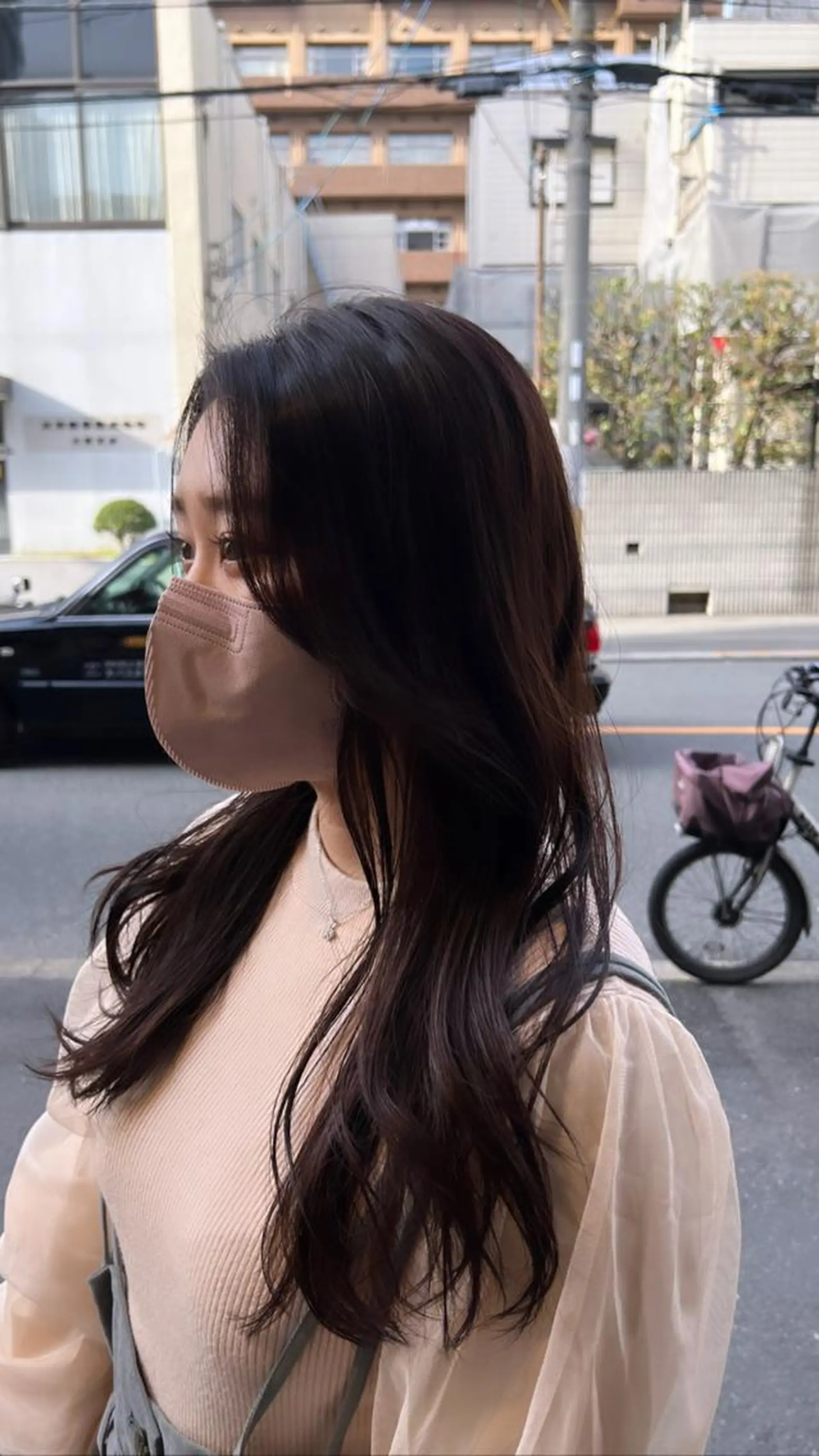 ロング カット ヘアカラー トリートメント よしのり genieeのヘアスタイル