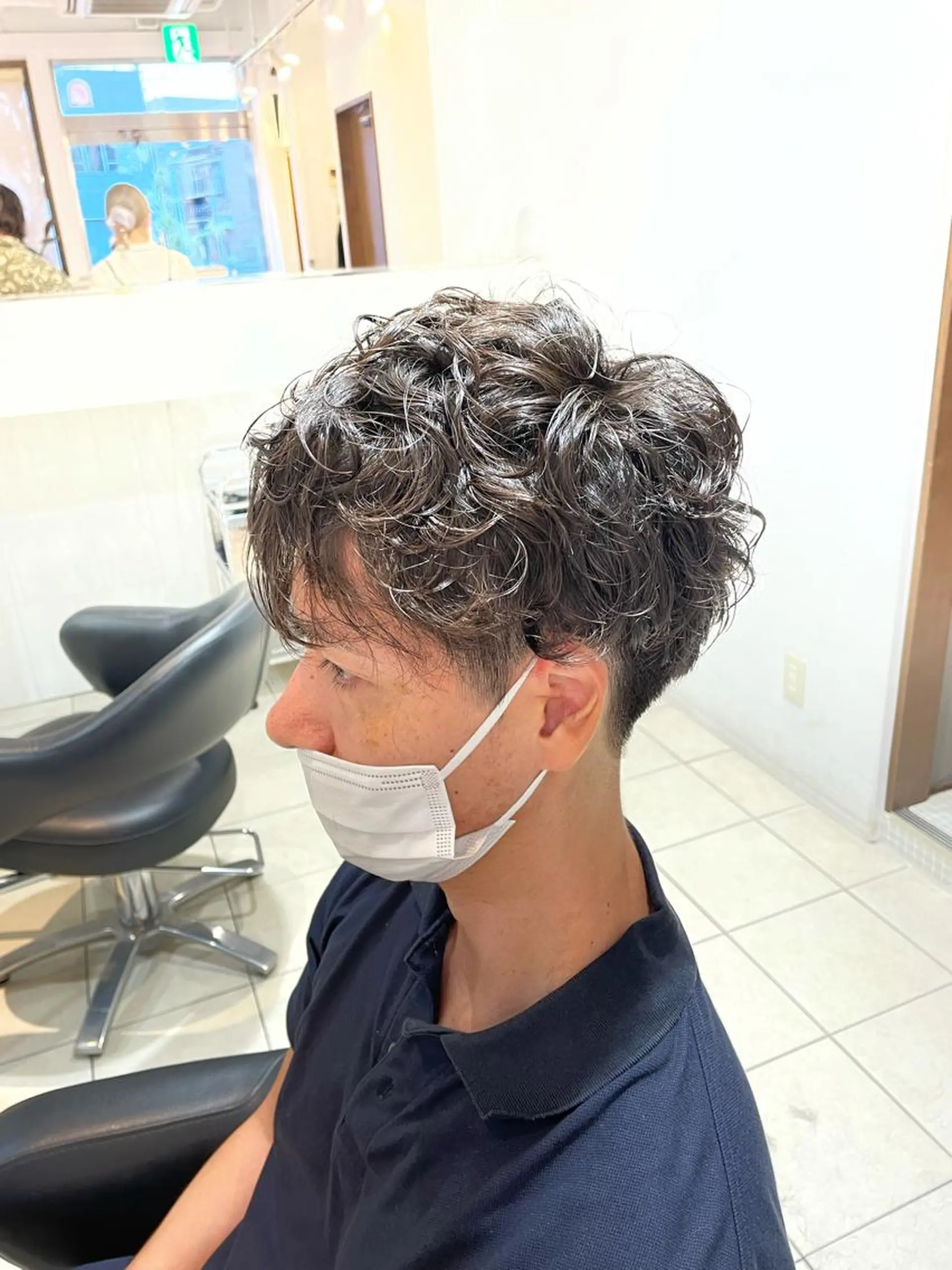 ショート パーマ 髪質改善カラー/大竹 穂香🦉のヘアスタイル