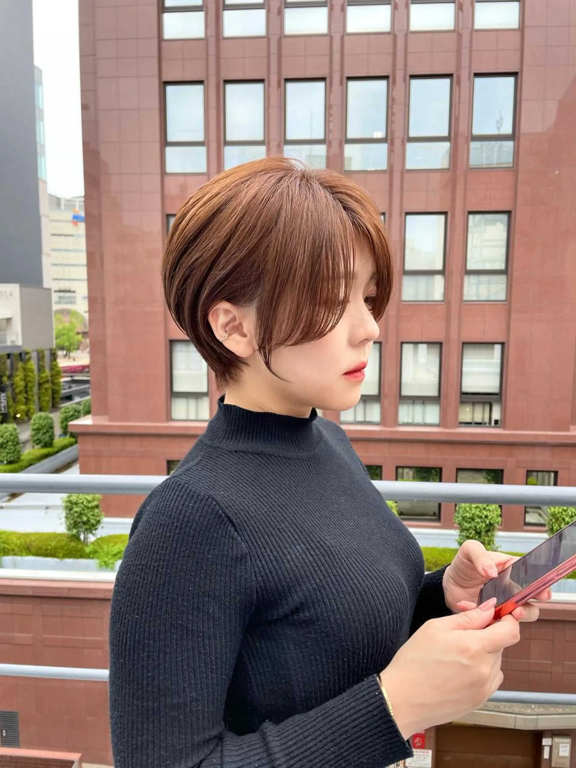 ショート 江崎 良のヘアスタイル