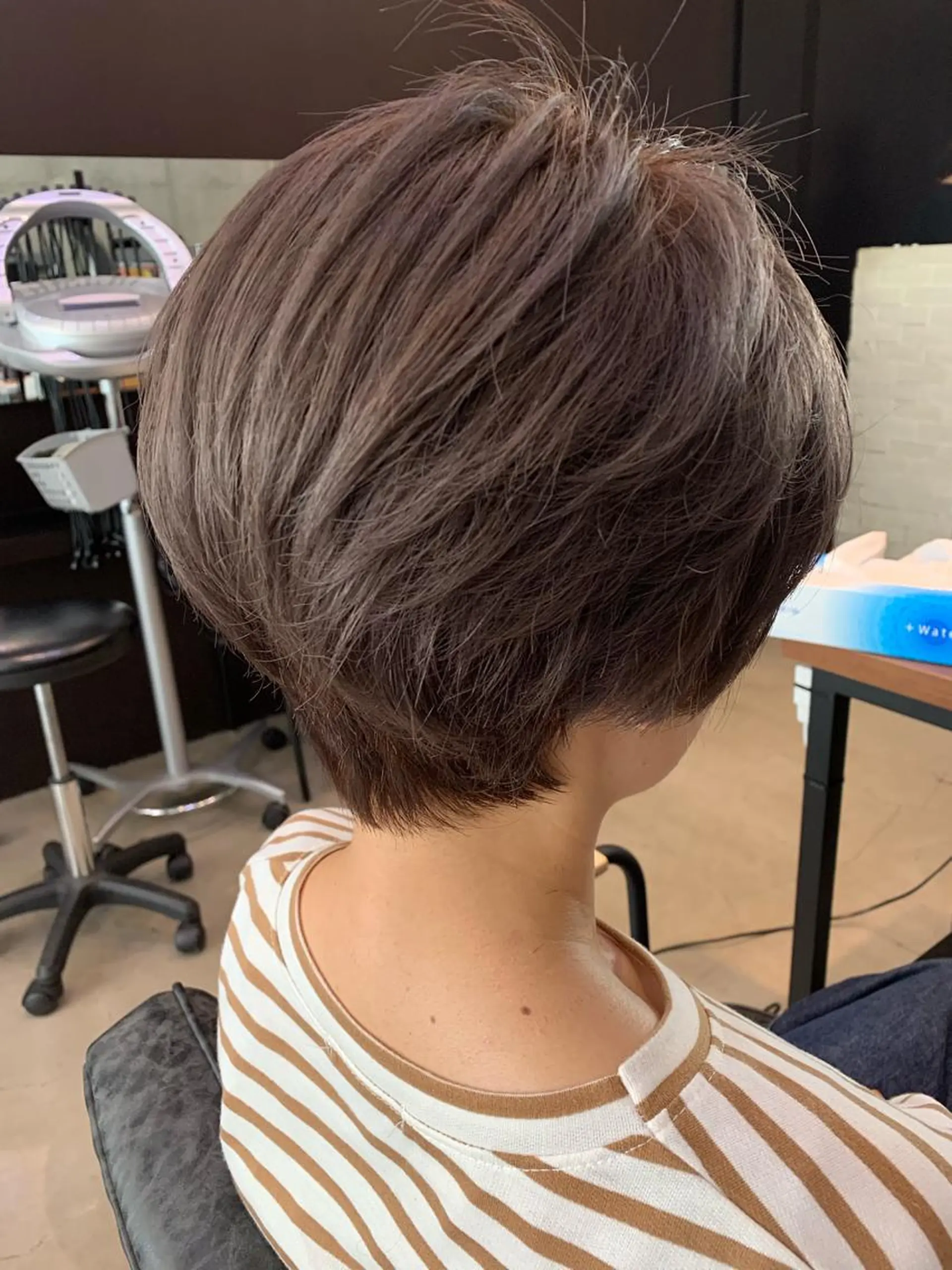 ショート カラー ✨縮毛矯正/髪質改善 錦糸町/松坂拓馬のヘアスタイル