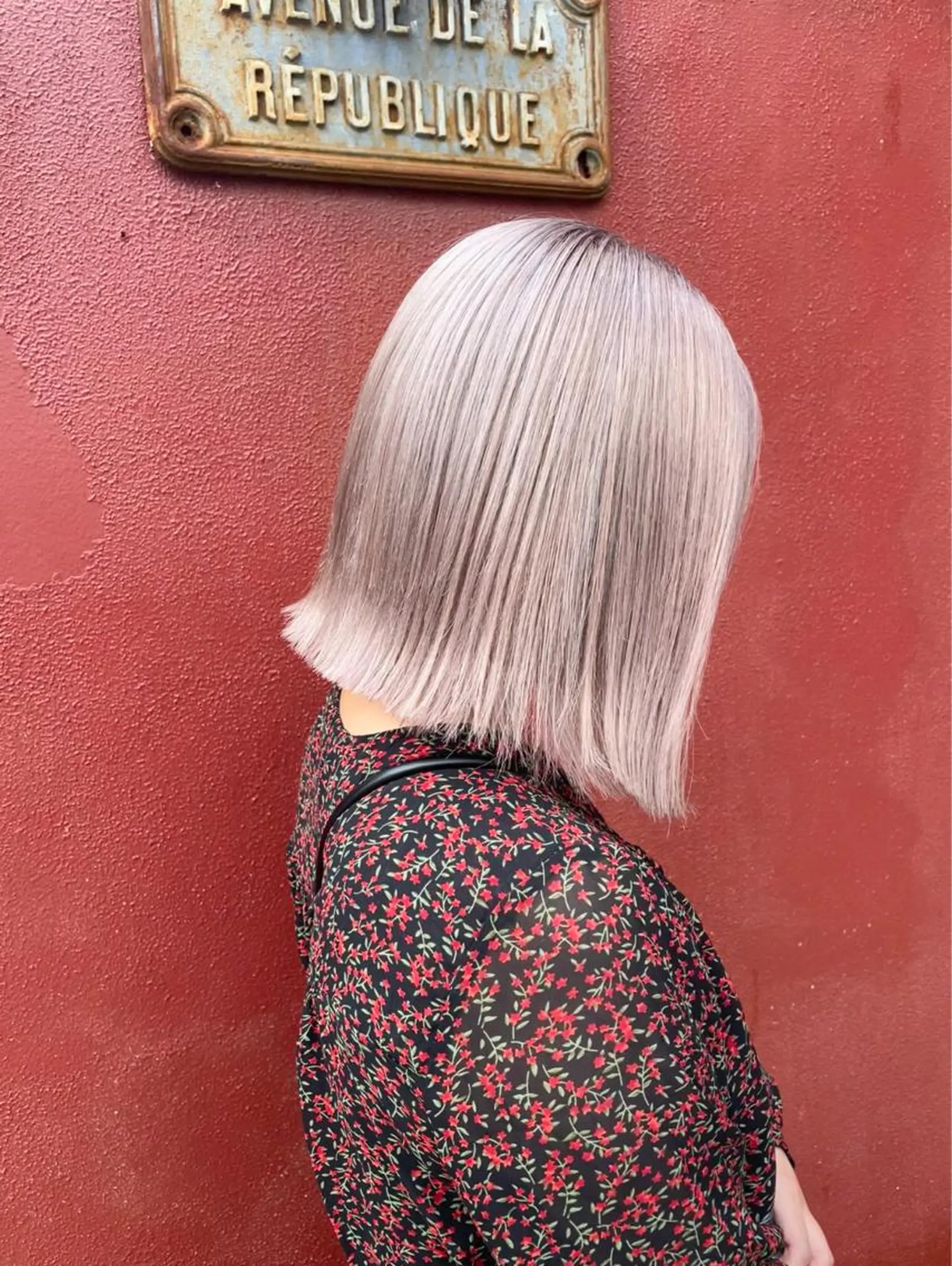 ショート カラー パーマ ヘアアレンジ メンズ キッズ 切りっぱなしボブ ボブ 大人スタイル 太田のヘアスタイル