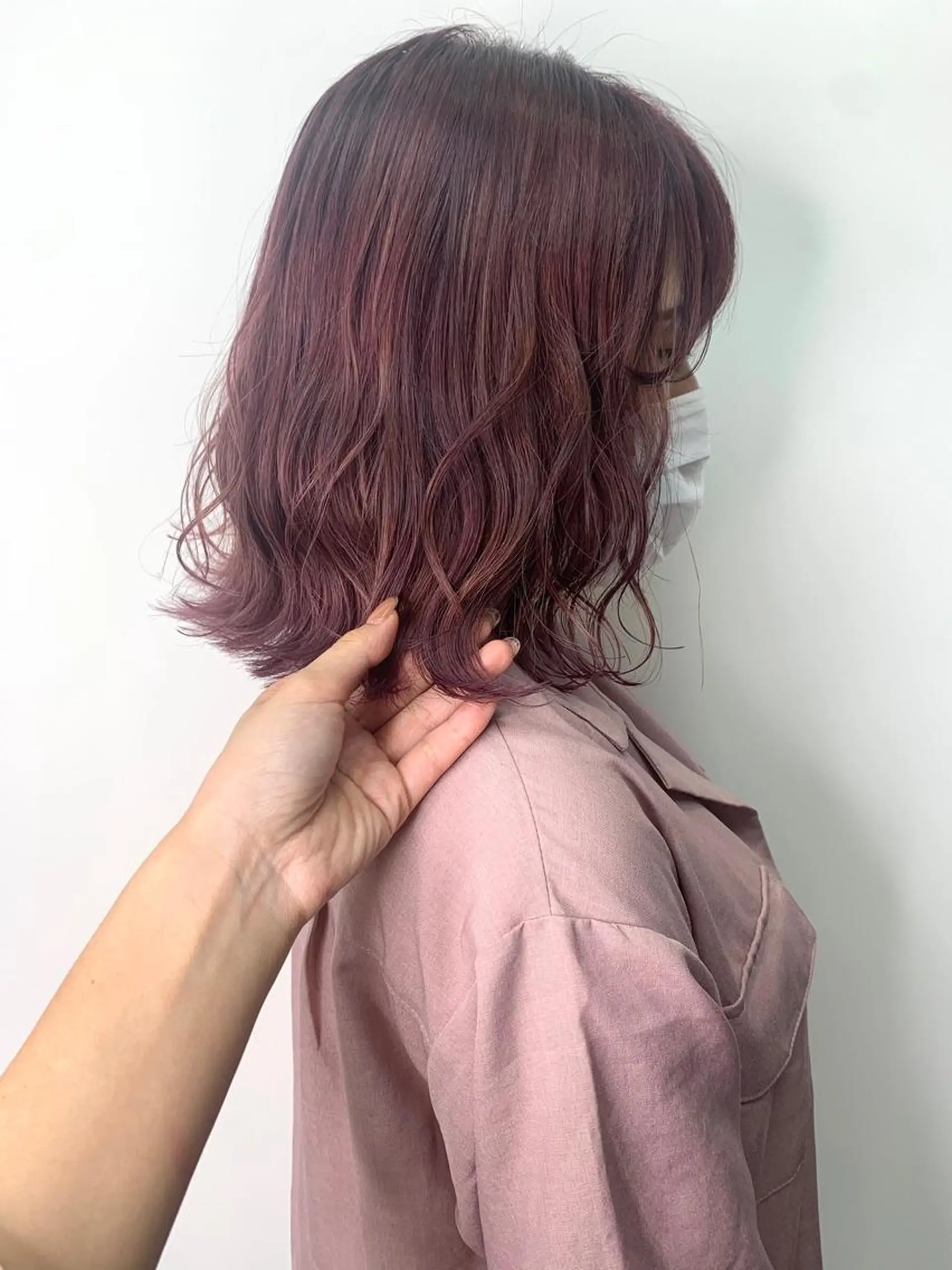 ミディアム カラー ヘアカラー 𖧷 ⁺. 大人ヘア Yui 𓂃𓈒𓏸のヘアスタイル