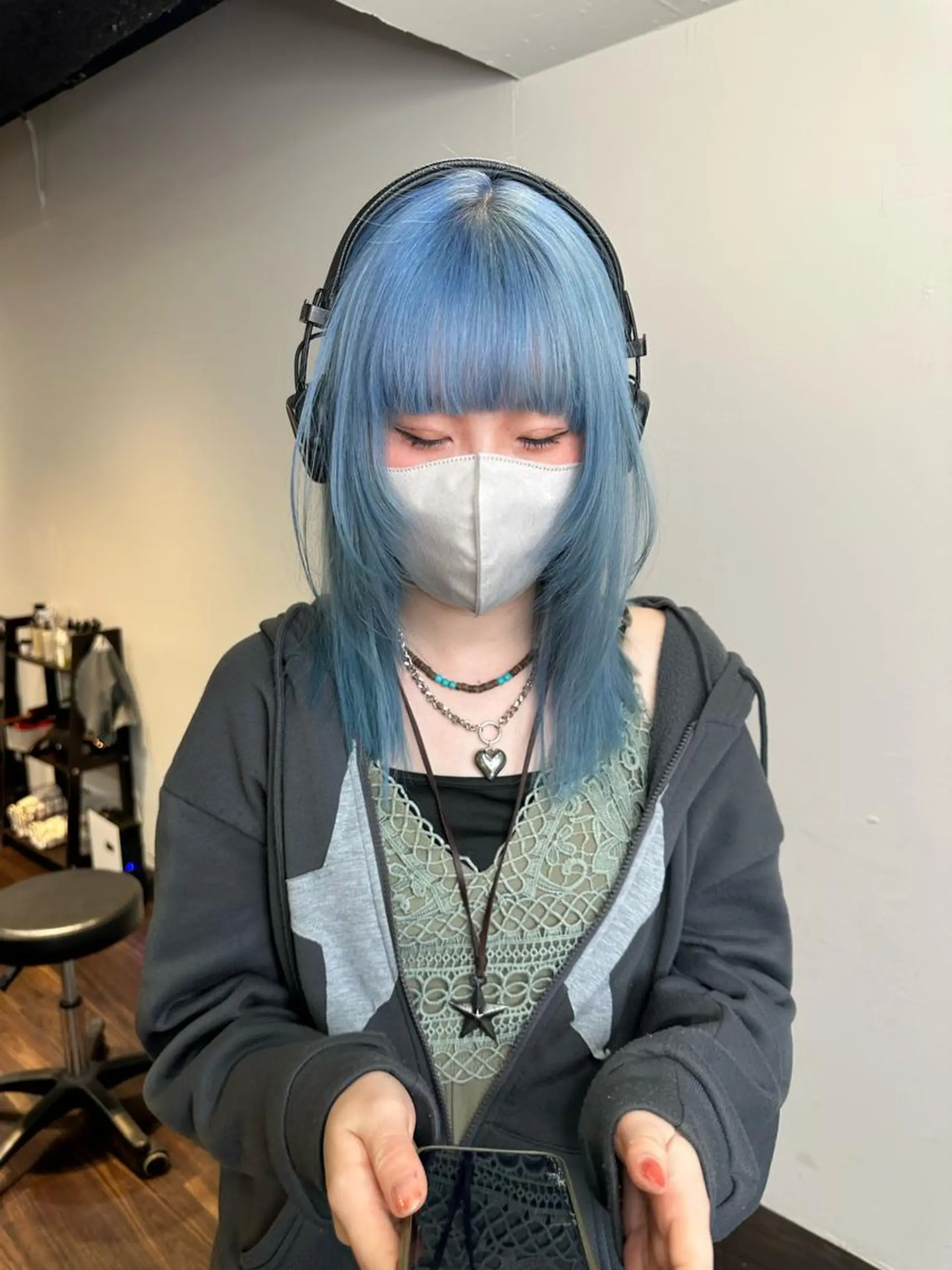 ロング カラー アディクシーカラー ブリーチ ケアブリーチ デザインカラー ハイトーンカラー ワンホン/エクステ ケラチン/Kaitoのヘアスタイル