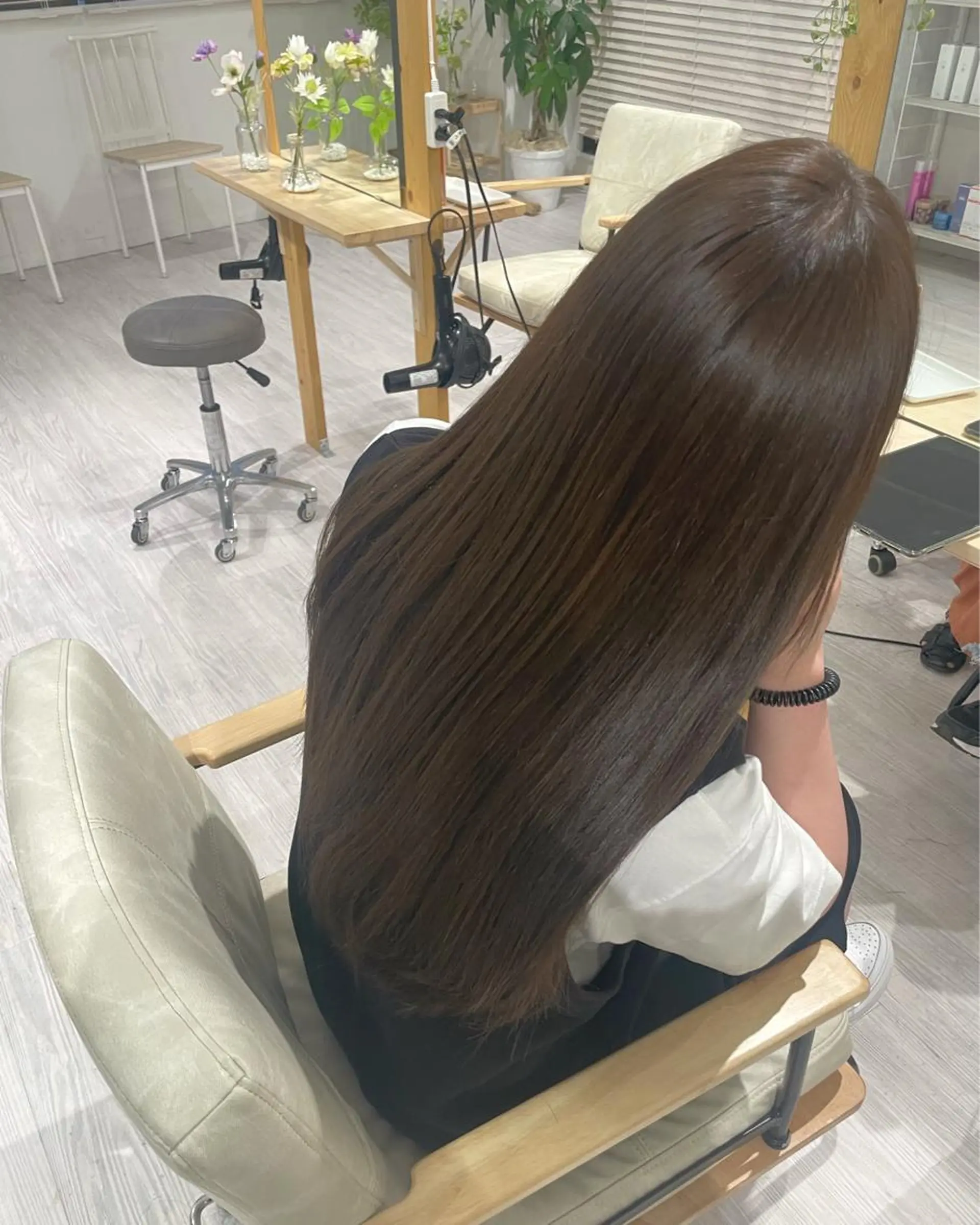 ミディアム カラー ヘアカラー トリートメント ❤︎SAKURA 【Rico】❤︎のヘアスタイル