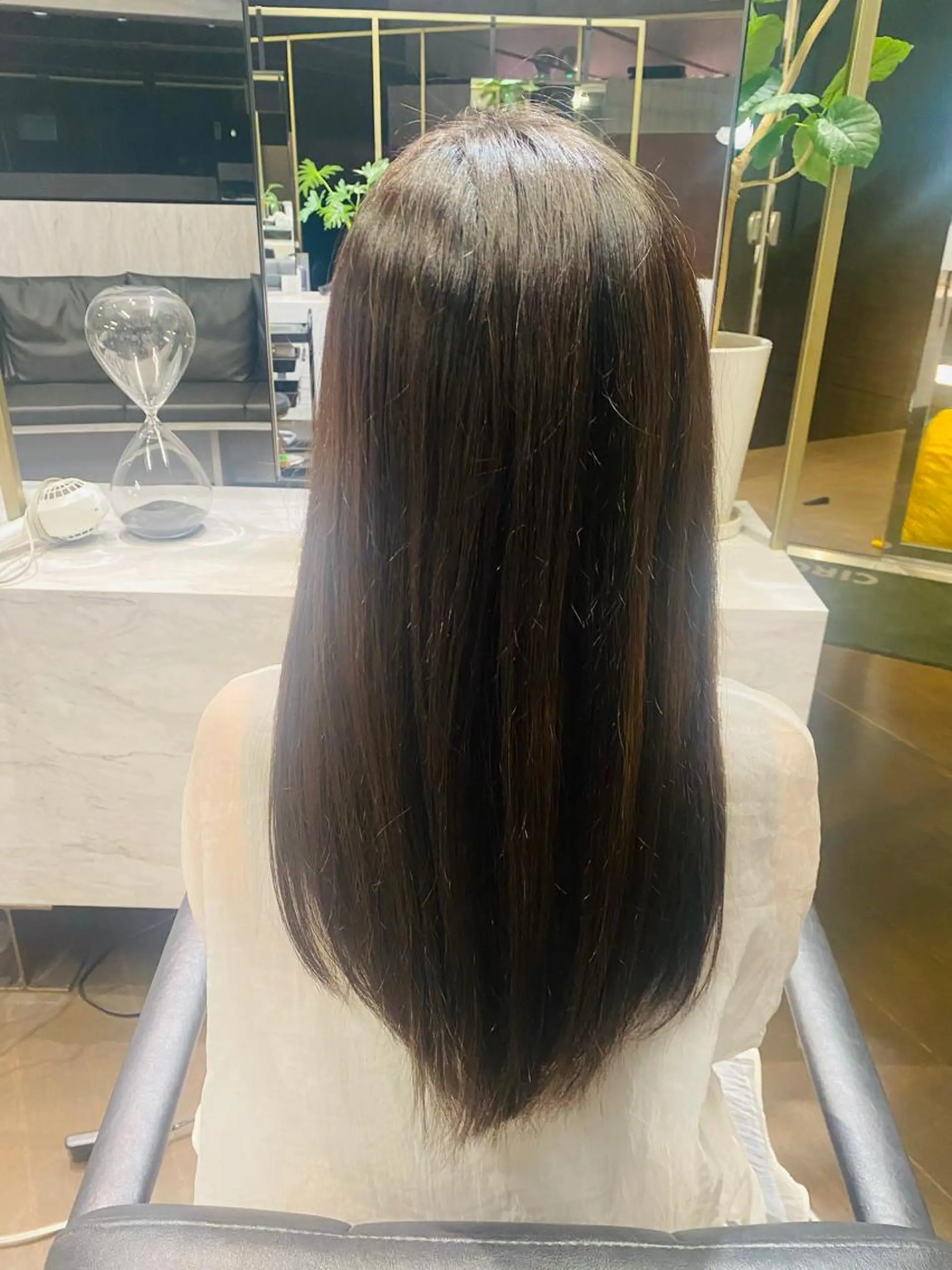 ロング カラー オリーブカラー 松井美樹/似合わせ ガーリー・韓国のヘアスタイル