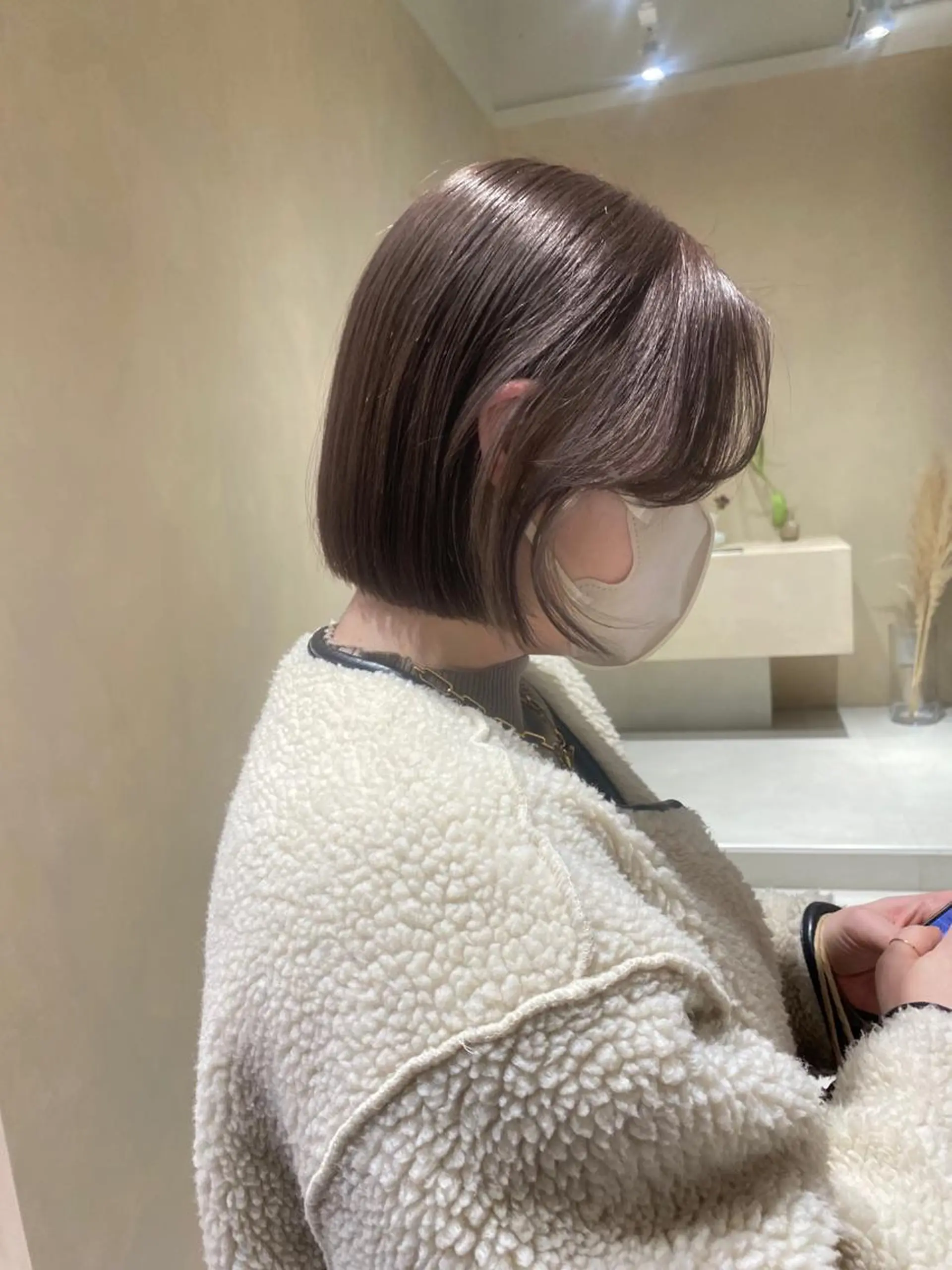 ショート カラー ボブ/ミニボブ 透明感カラーkadoのヘアスタイル
