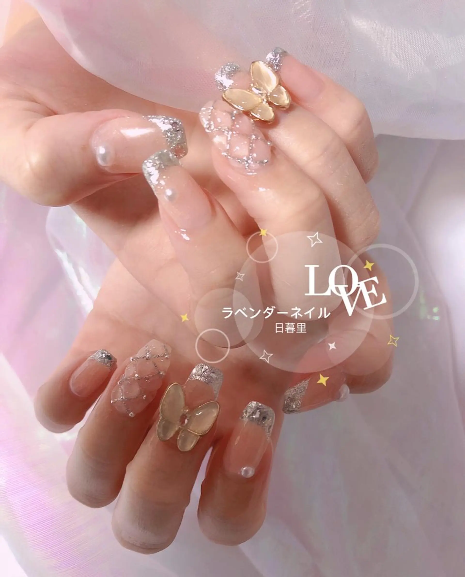 ネイル ラベンダー💖日暮里 ルル💖ネイルのネイルデザイン