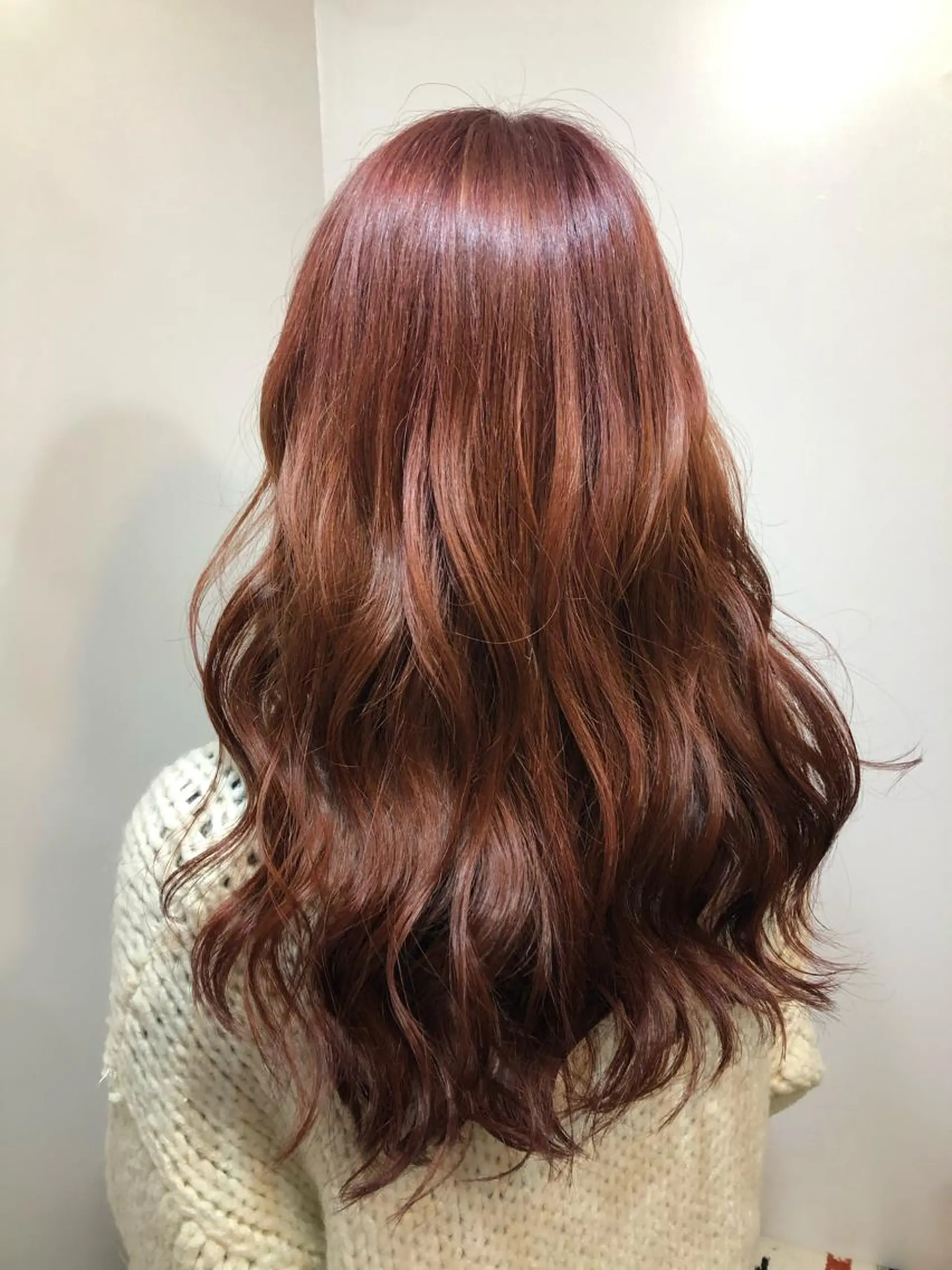 ロング カラー ブラウンカラー ピンクカラー ピンクブラウン 女性リピ90%🍨 🩷佐藤みずきのヘアスタイル