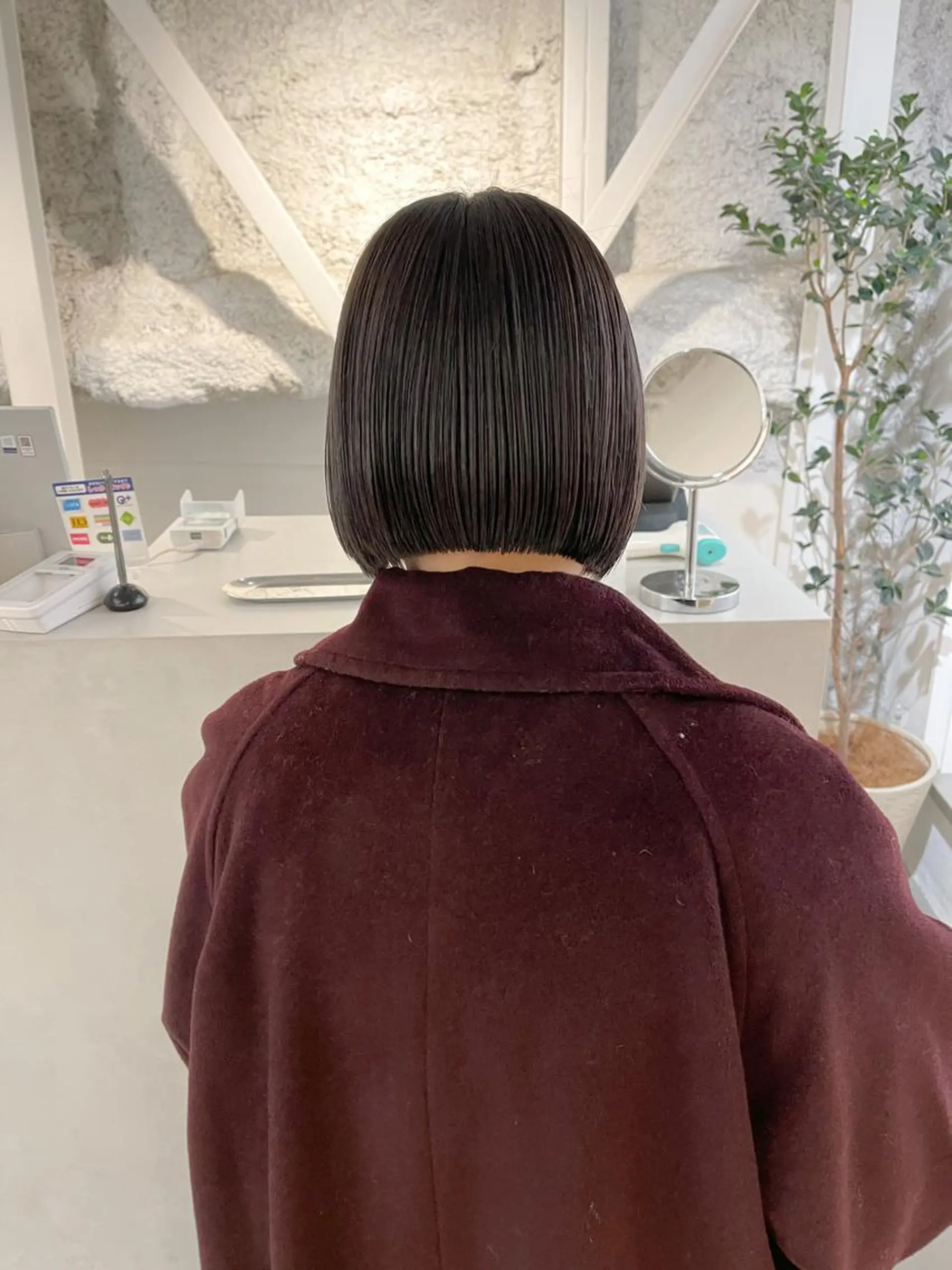 ミディアム カラー ボブ カット ヘアカラー 川本 裕🌿のヘアスタイル