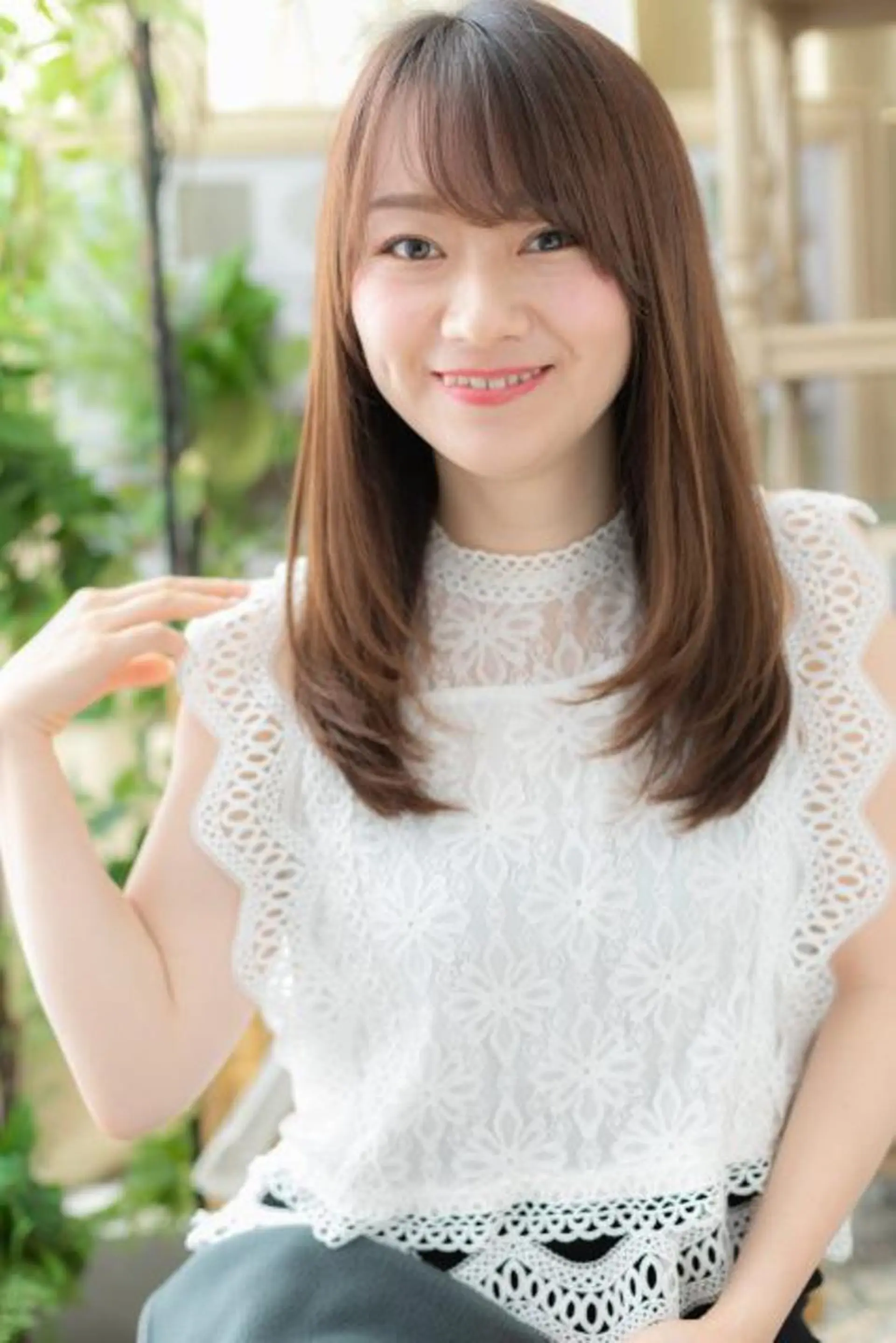 パーマ 艶髪ストレート❇️ レイヤー❇️出町光流のヘアスタイル