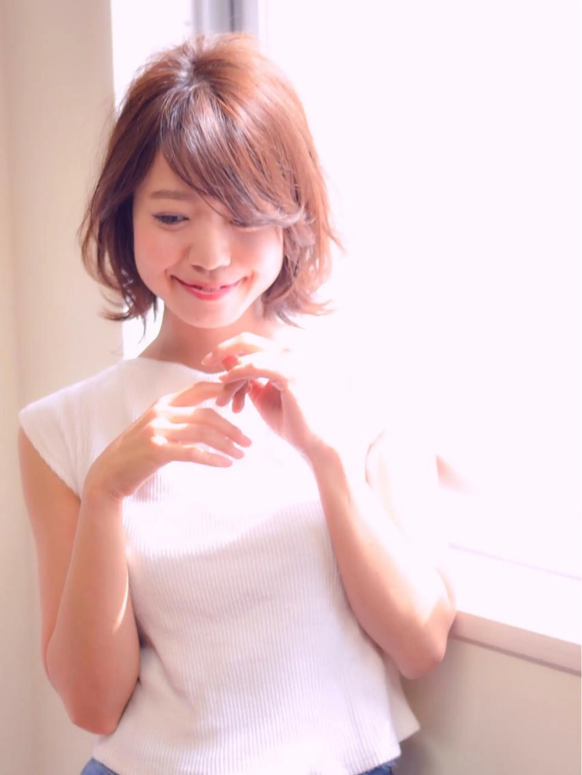 ショート カラー 吉祥寺aivee 若手注目スタッフのヘアスタイル