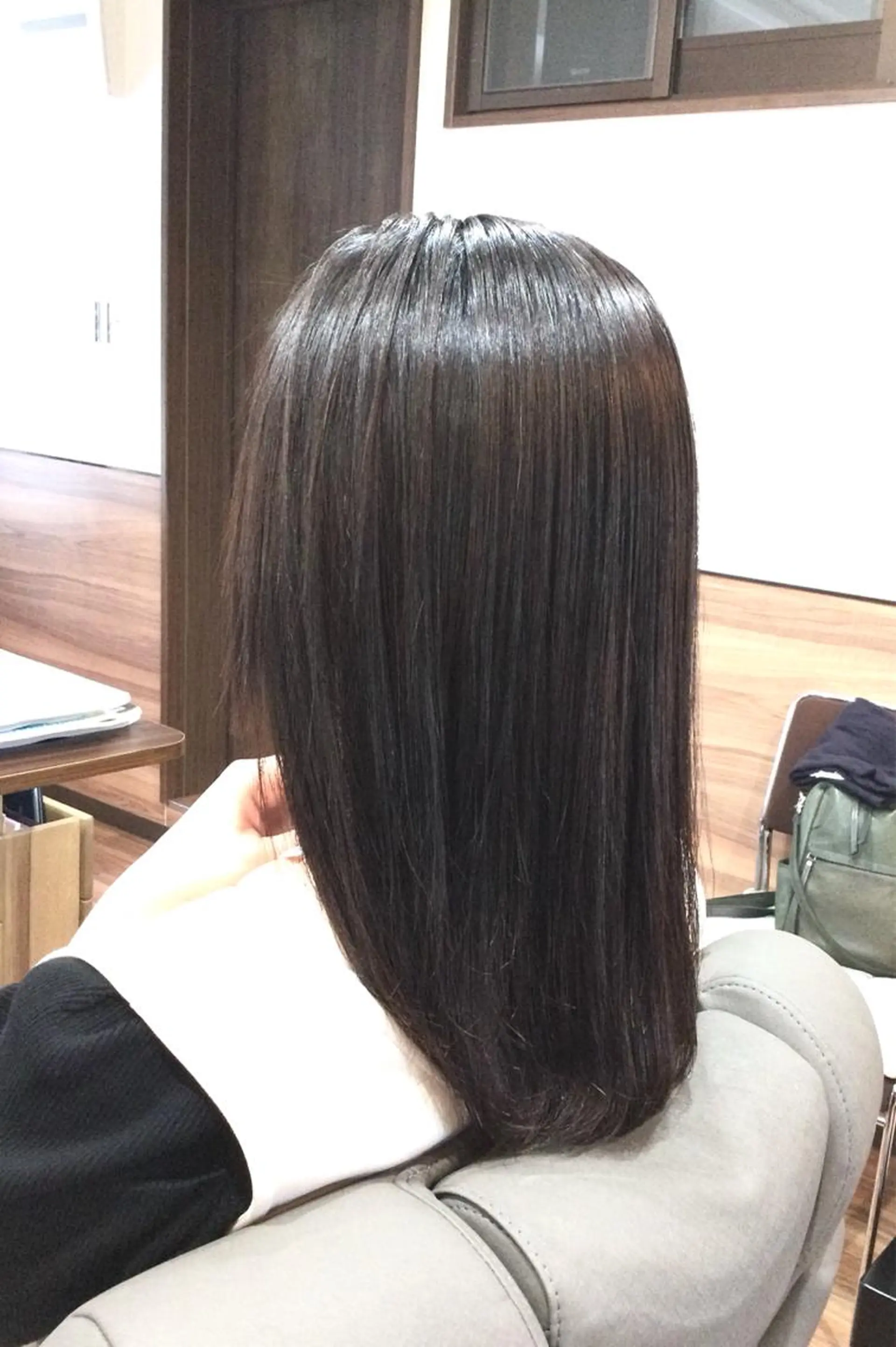 ロング パーマ 縮毛矯正 Annon プライベートサロンのヘアスタイル