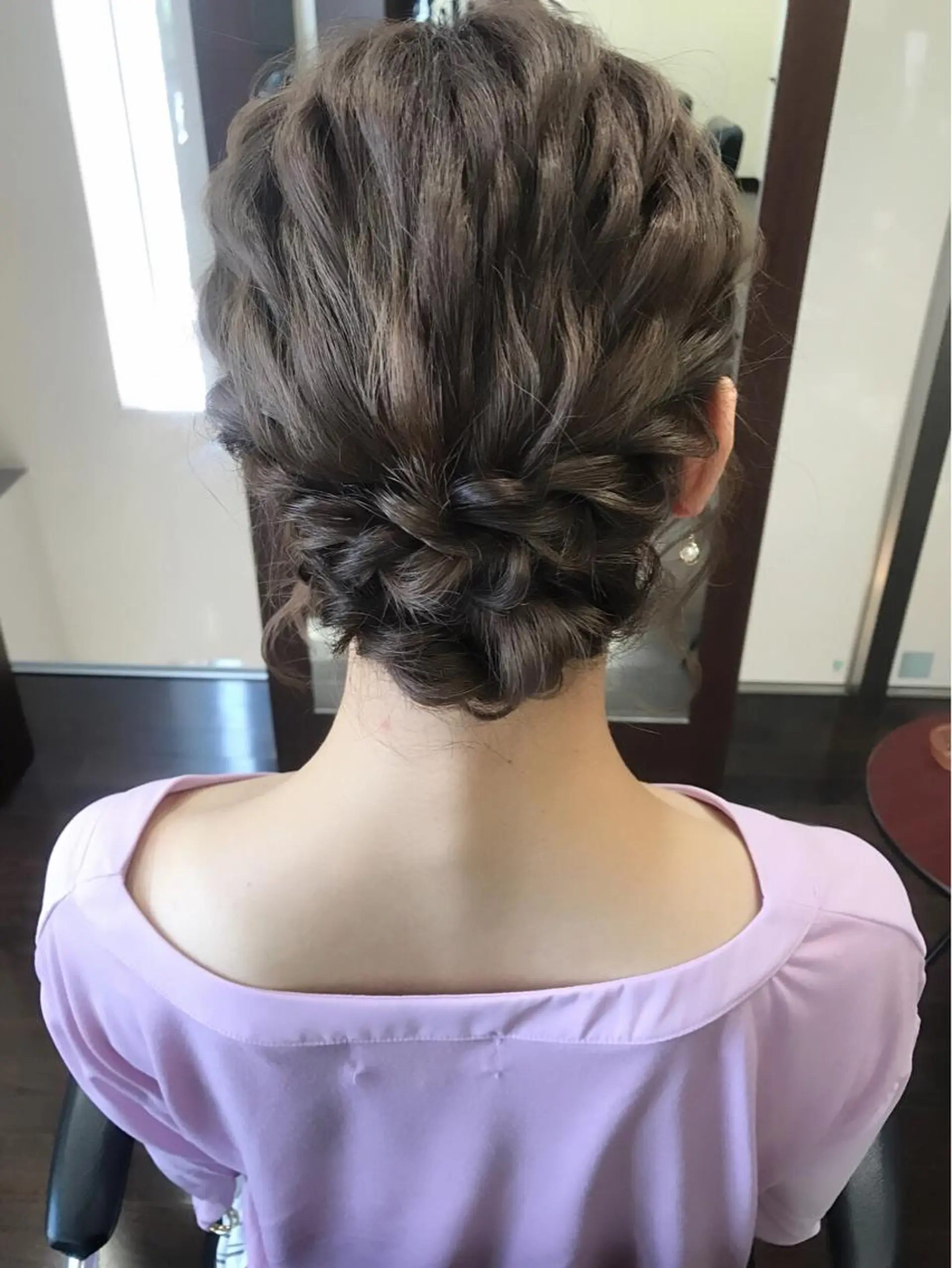 ミディアム ヘアアレンジ ボブ 沢田 瞳のヘアスタイル