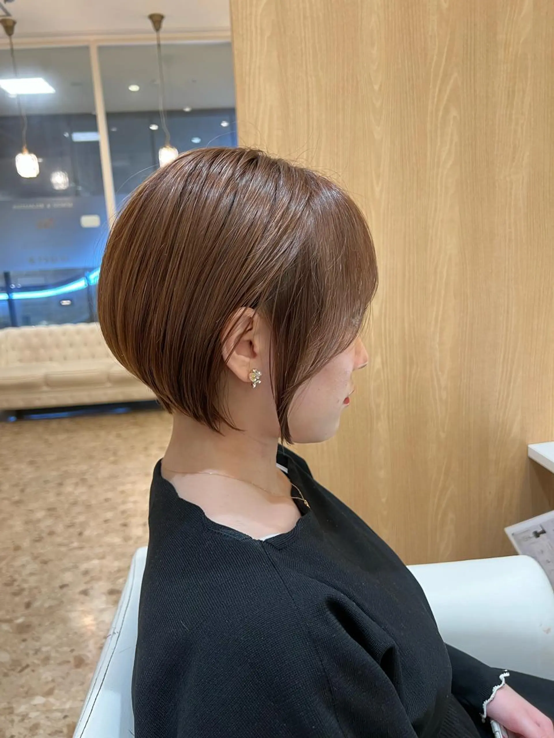 ショート ショートボブ ボブ ショートヘア 艶カラー/髪質改善 顔まわり/内藤 輝のヘアスタイル