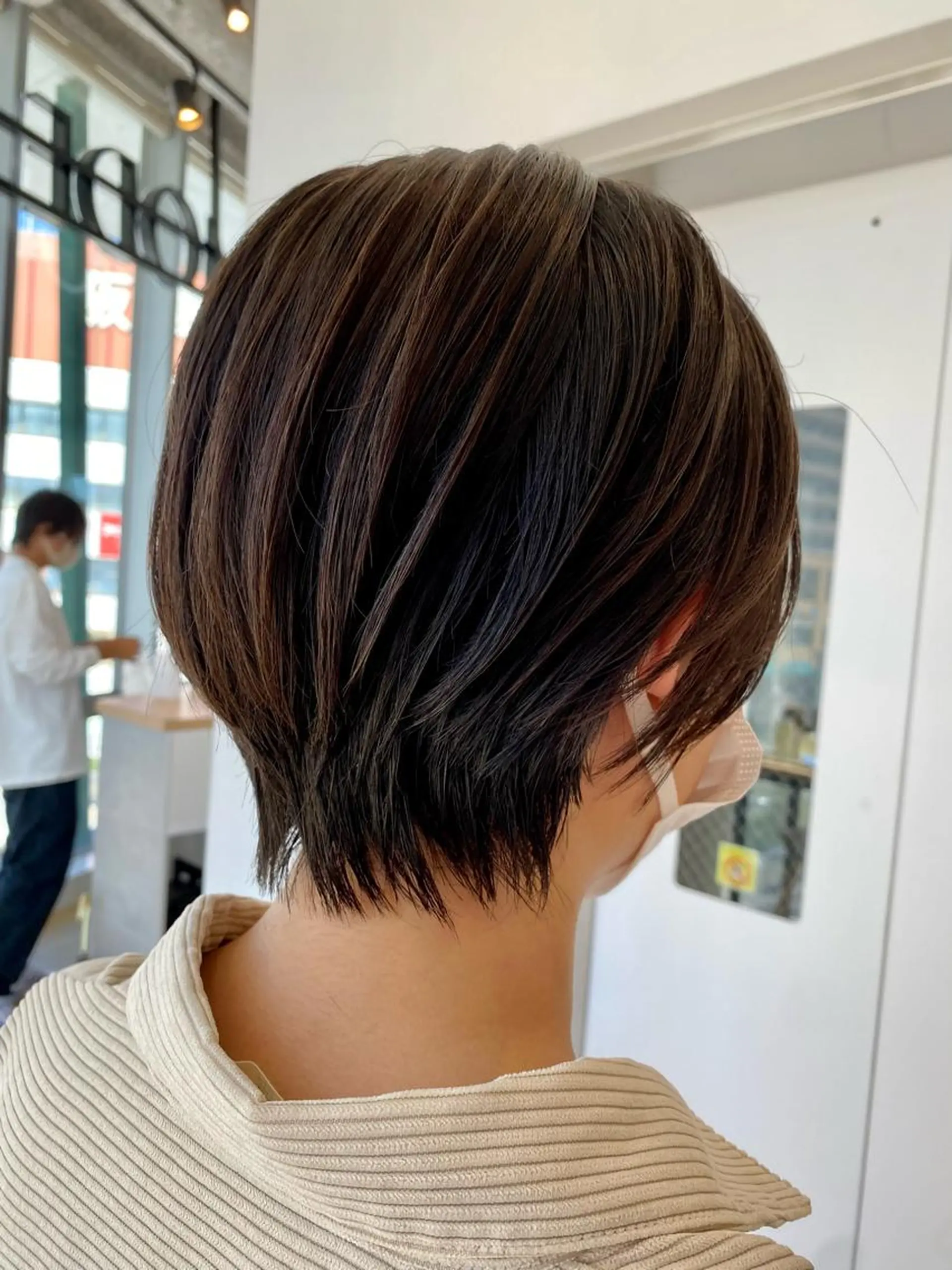 ショート 韓国風・ブリーチなし ・あり後藤　一斗店長のヘアスタイル