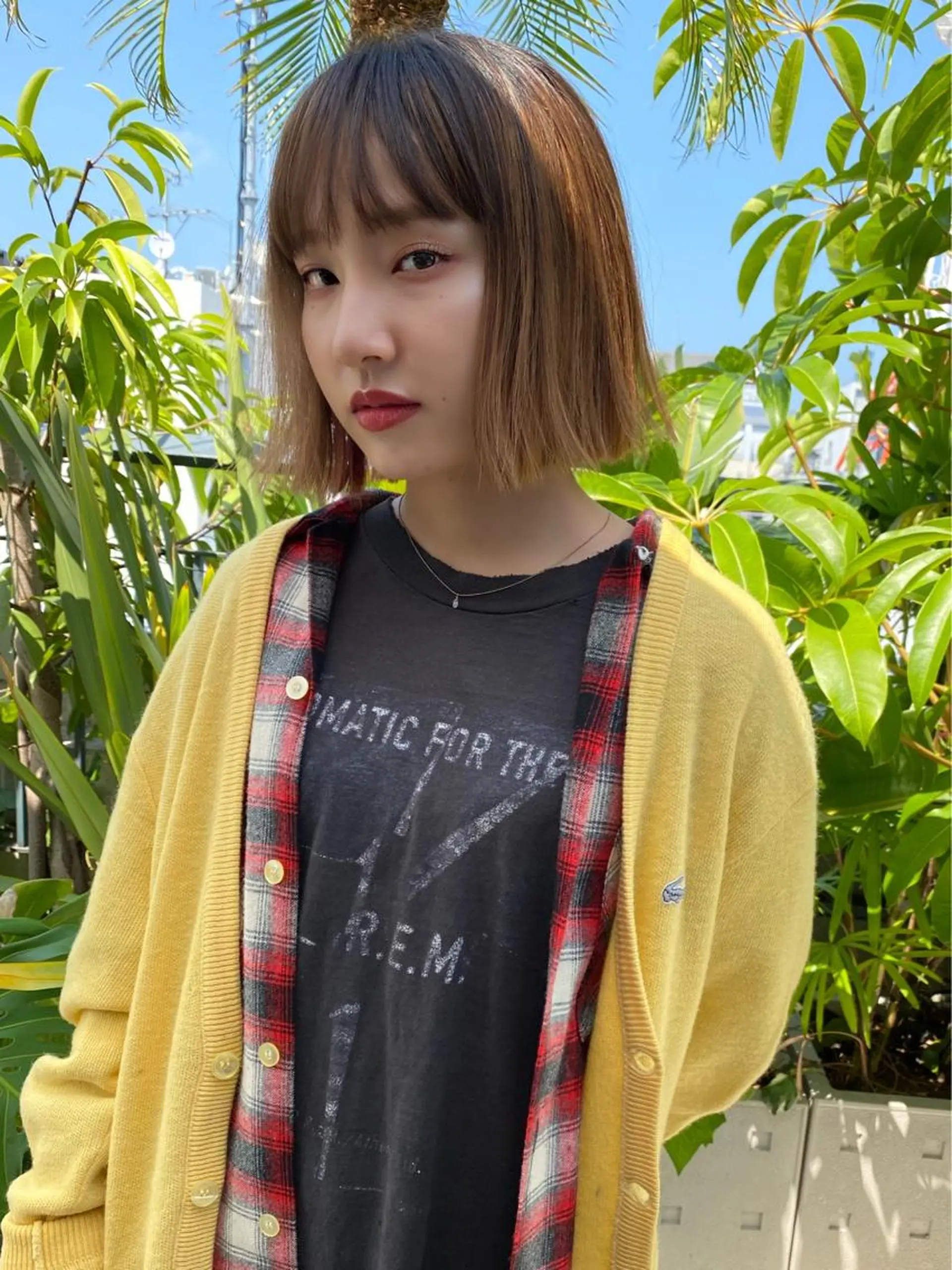 ショート 切りっぱなしボブ ボブ Pia ツボイ ケイタのヘアスタイル