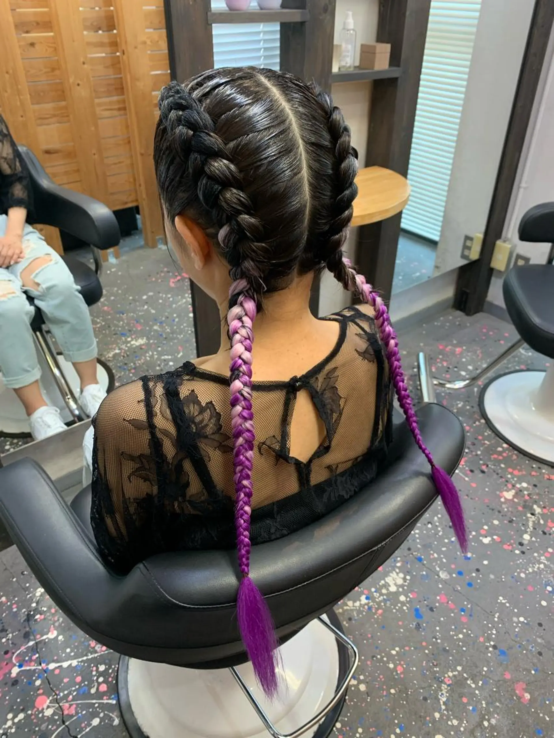 ヘアアレンジ MEI/ブレイズ/ コーンロウ/茅ヶ崎のヘアスタイル