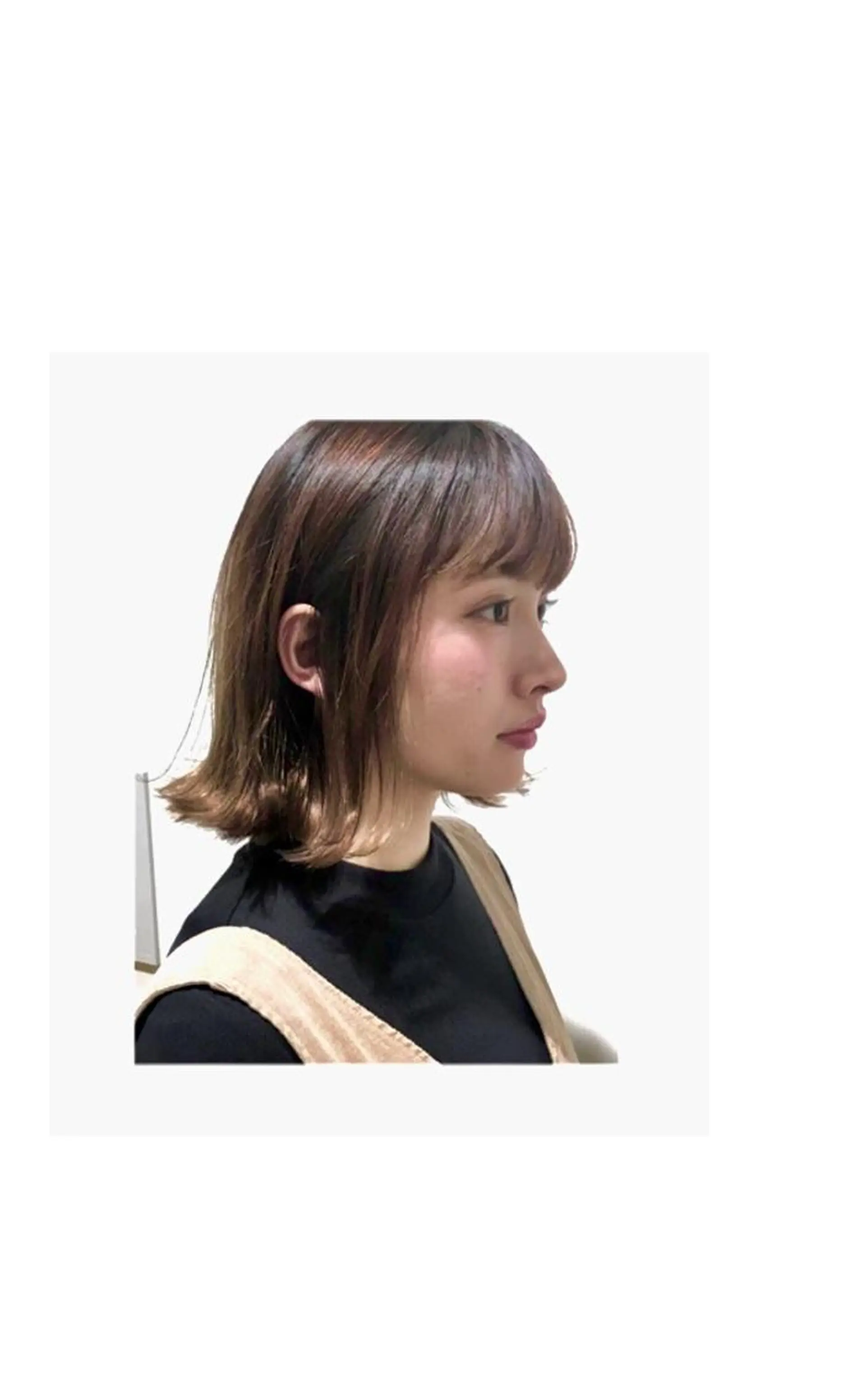 ミディアム カラー ワタベ ハヤト/ トップデザイナーのヘアスタイル