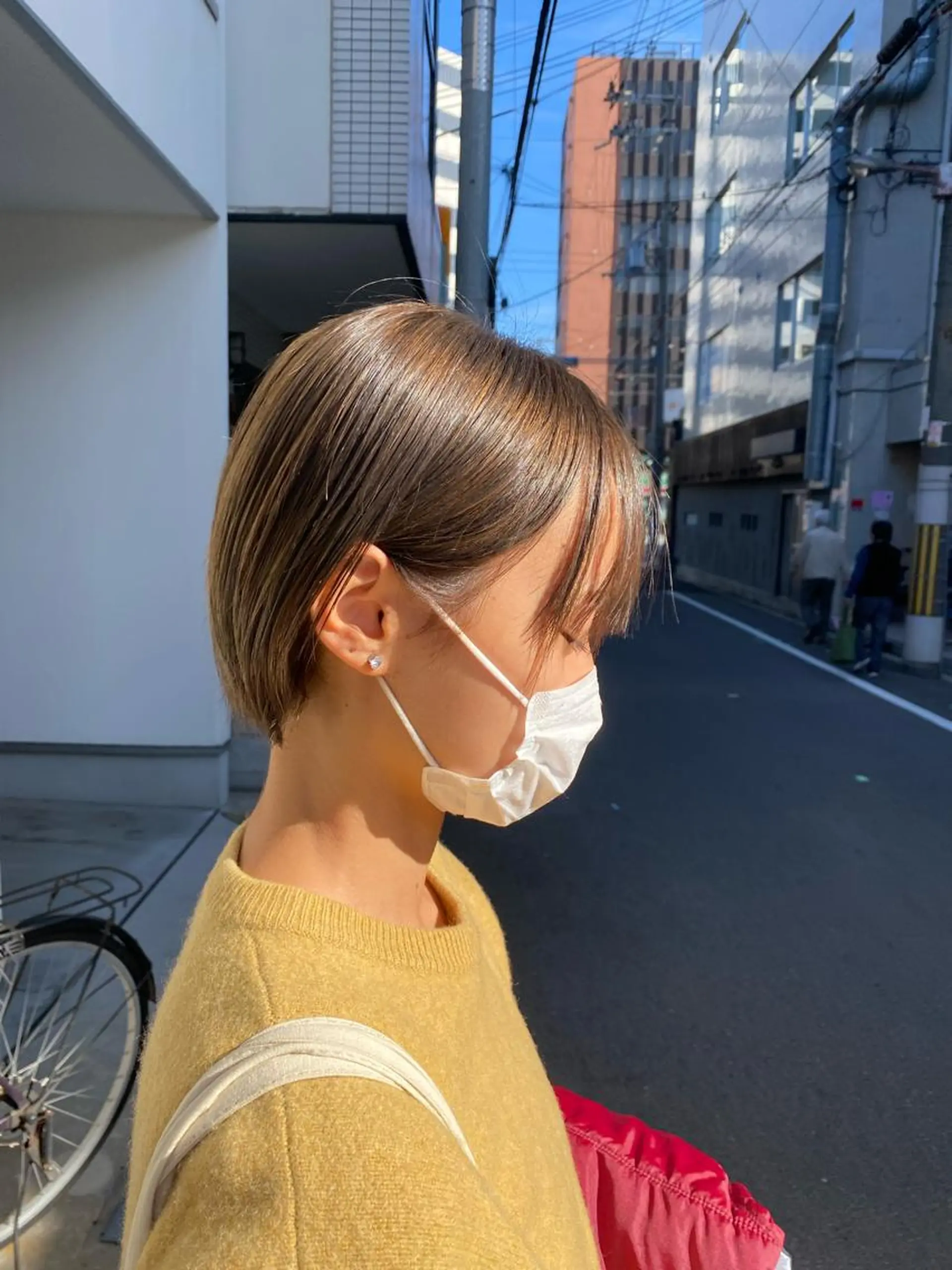 ショート カラー ヘアカラー 西田辺/ タカスナオヤのヘアスタイル