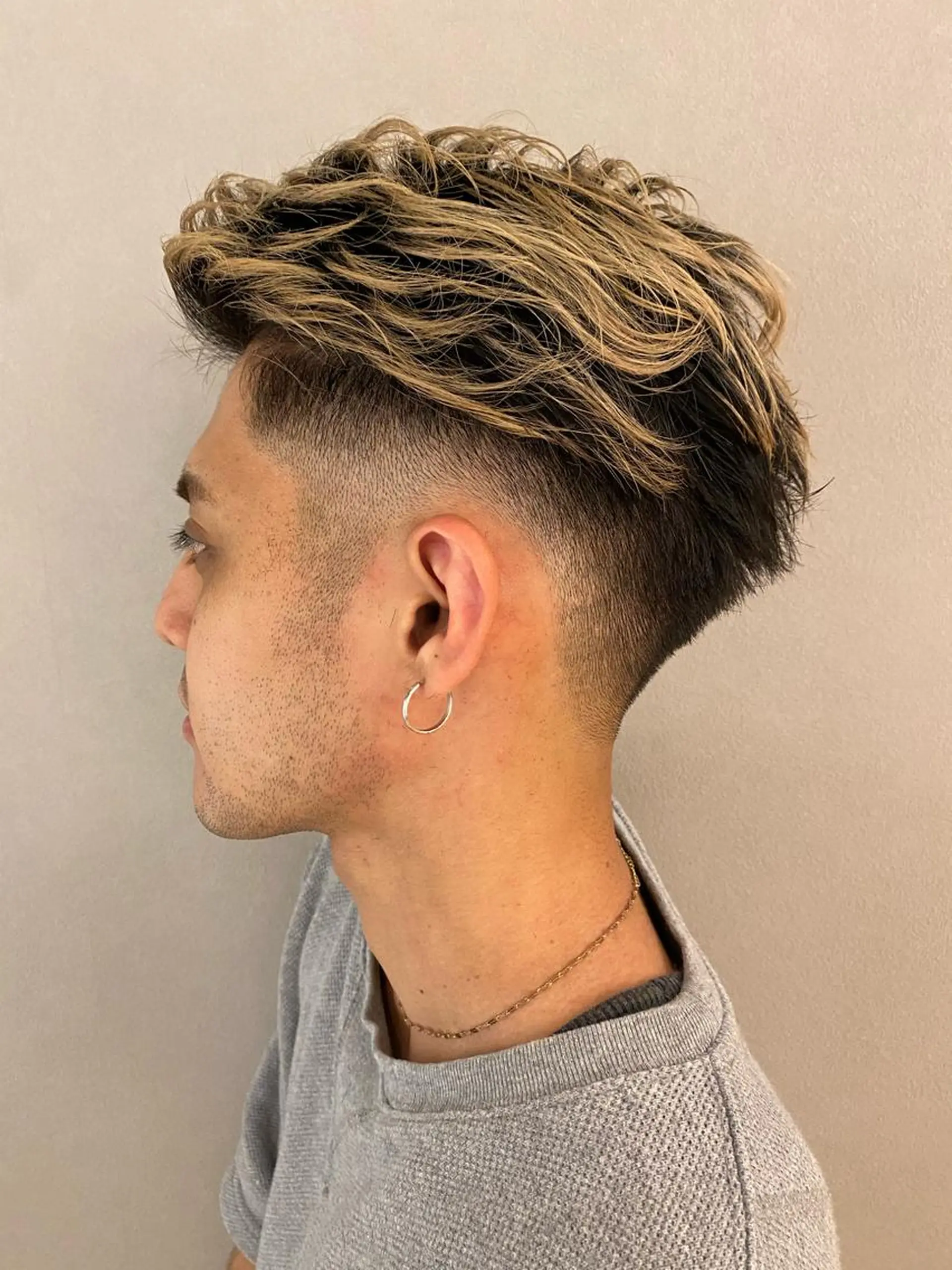 メンズ フェードカット unopulir 景山　凌のヘアスタイル