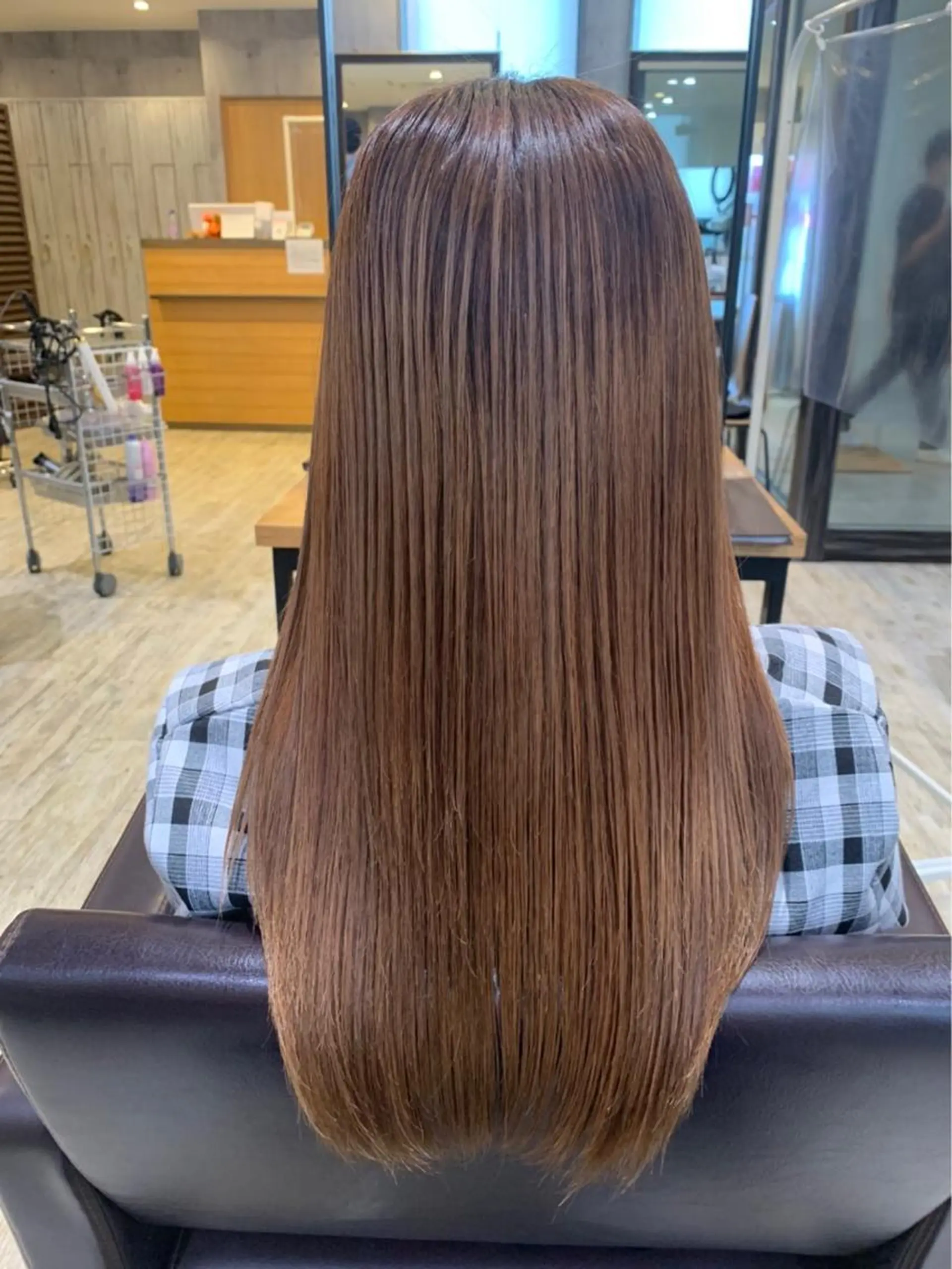 ロング カラー パーマ ヘアアレンジ メンズ キッズ ネイル マツエク・マツパ トリートメント EnBlesS西宮 マンツーマン神道有基のヘアスタイル